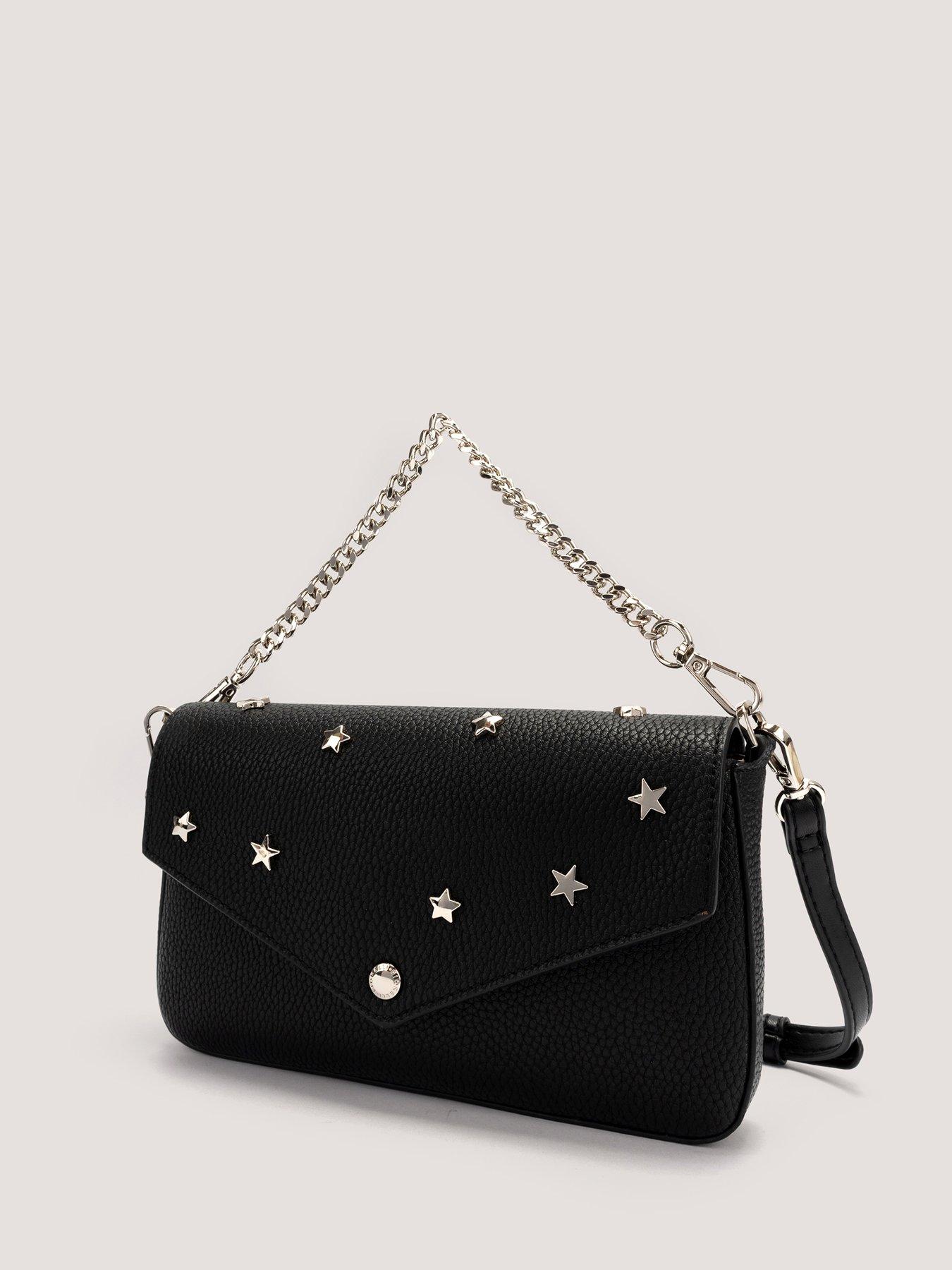  image of fiorelli-lacey-chain-clutch-black