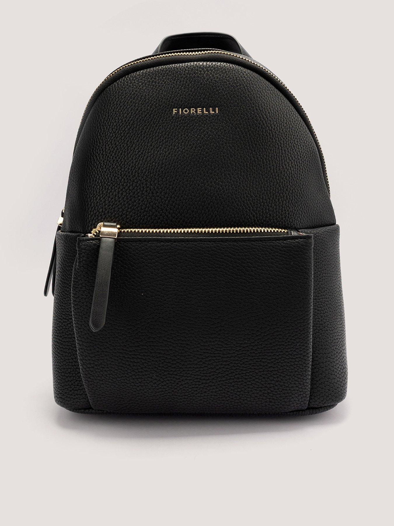 front image of fiorelli-ally-backpack-black