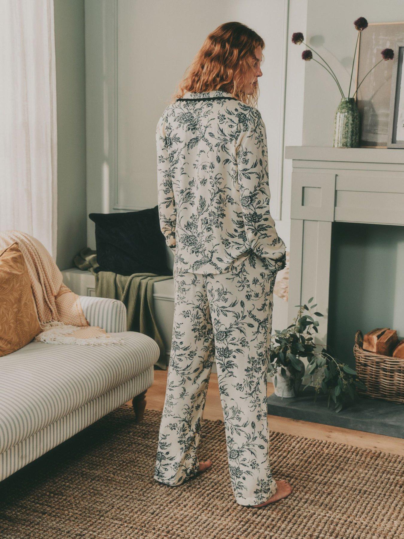  image of laura-ashley-lloyd-mono-button-through-black