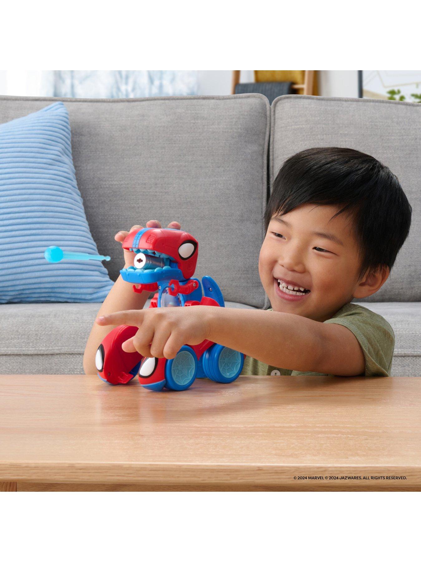 Image 6 of 8 of Spidey and His Amazing Friends Spidey and His Amazing Friends Dino Webs Spidey-Rex Racer