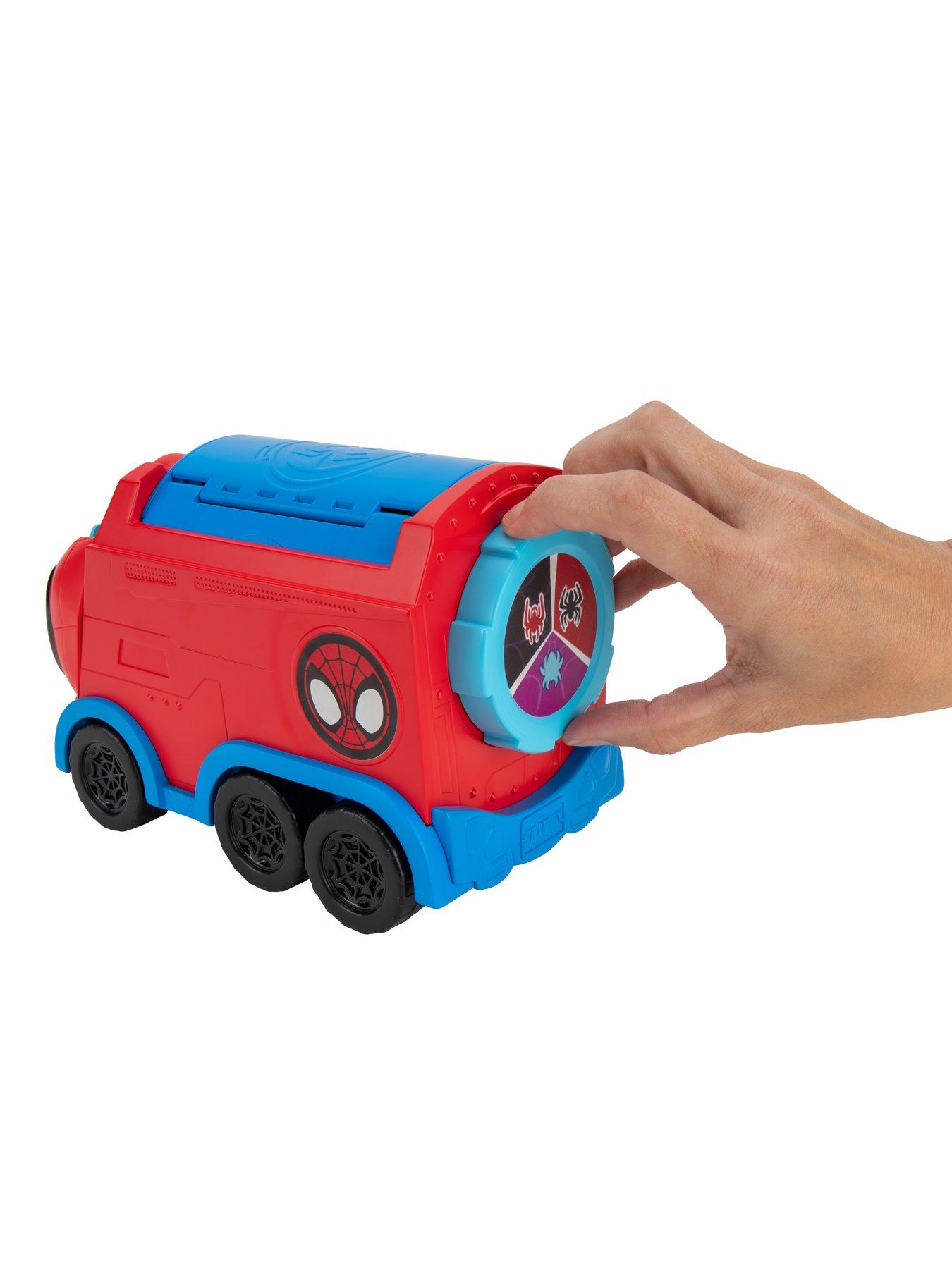 Image 6 of 8 of Spidey and His Amazing Friends Web Spinning Hauler 3-in-1 Transforming Vehicle