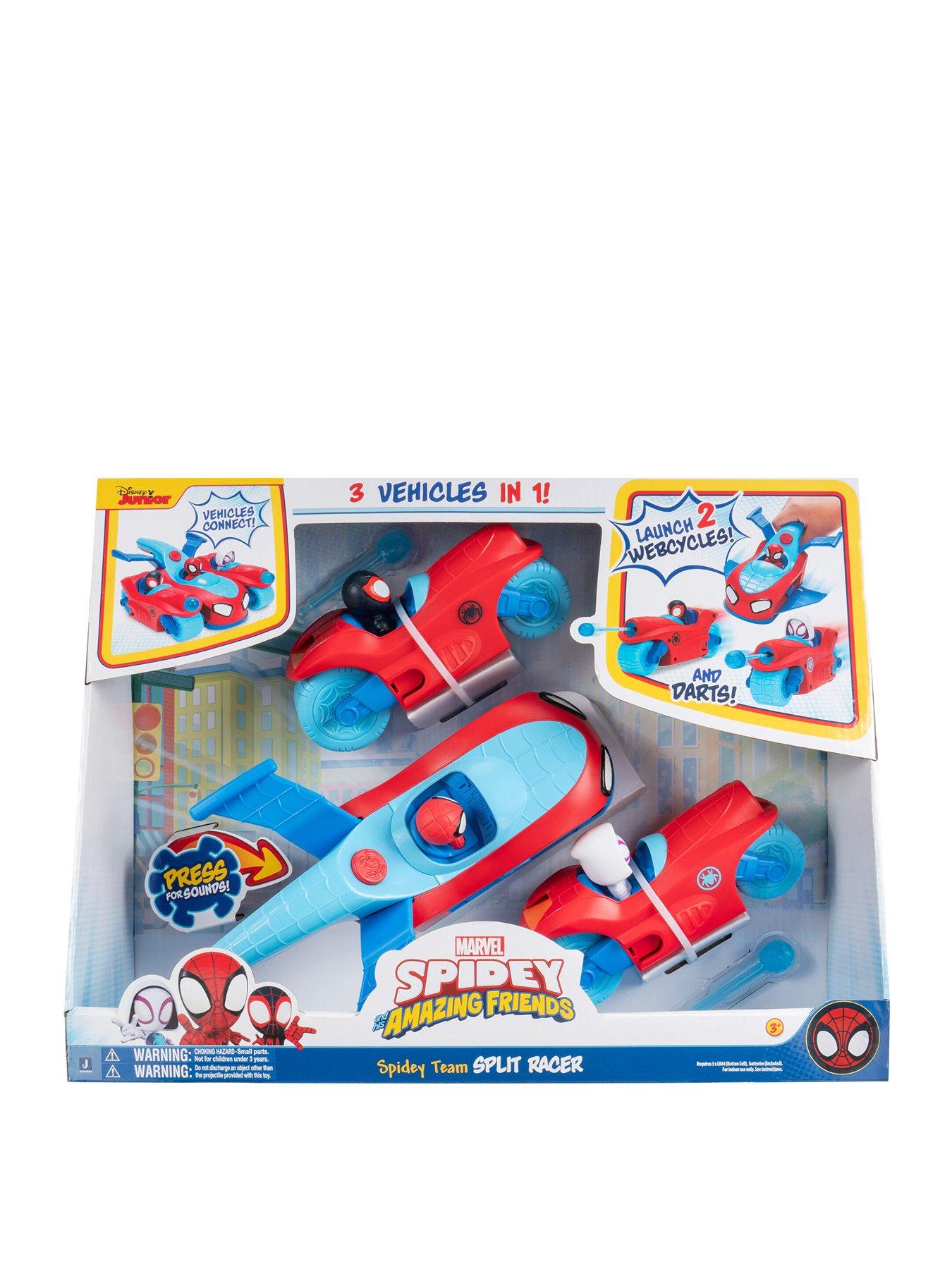 Image 1 of 8 of Spidey and His Amazing Friends MARVEL Spidey and His Amazing Friends Spidey Team Split Racer