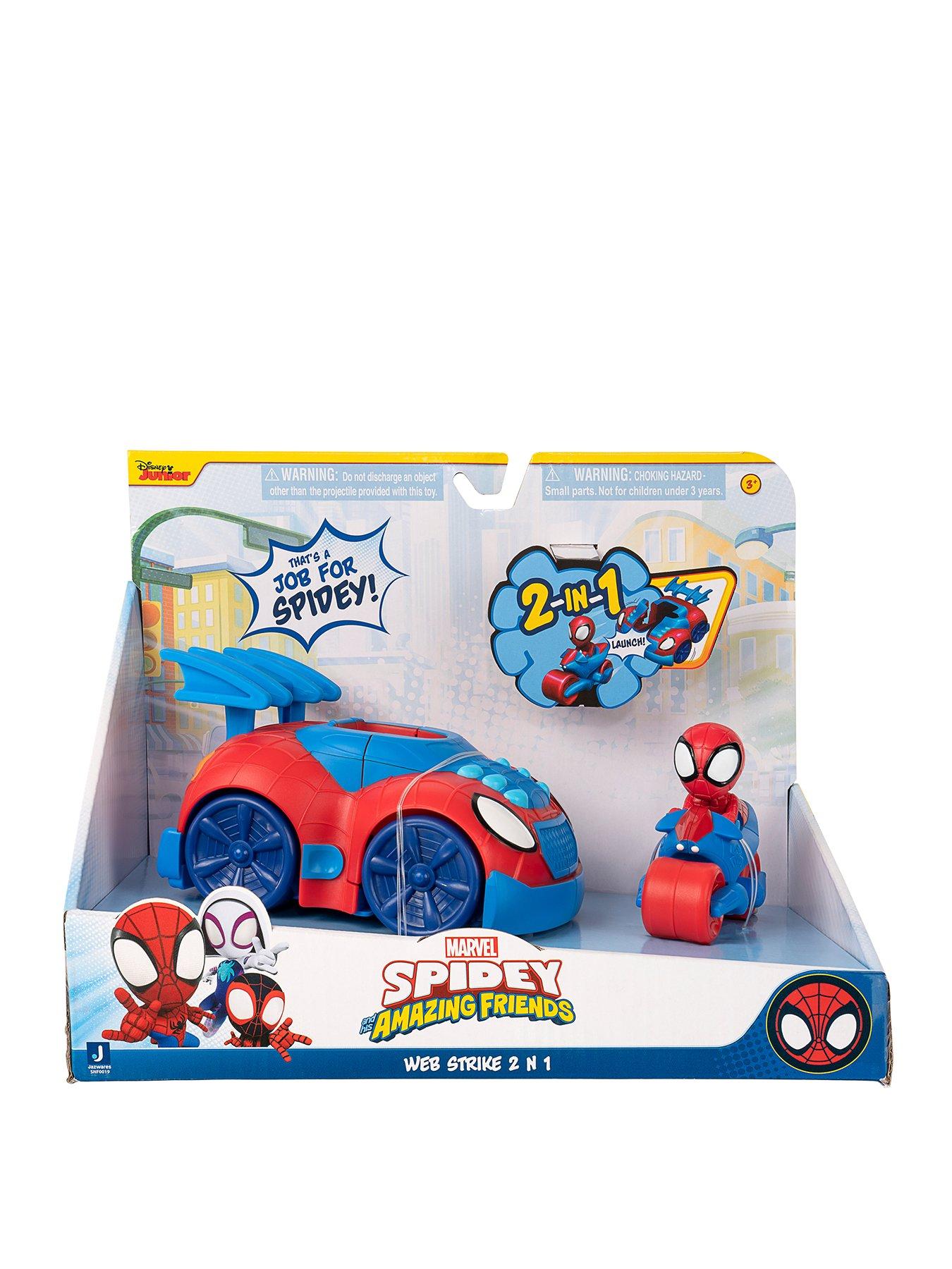 undefined Spidey and His Amazing Friends 2-in-1 Web Strike Feature Vehicle