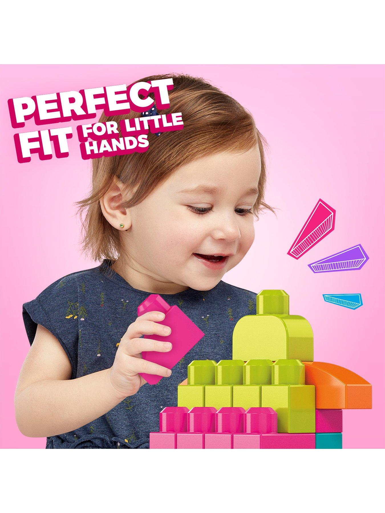  image of mega-first-builders-pink-60-piece-bag
