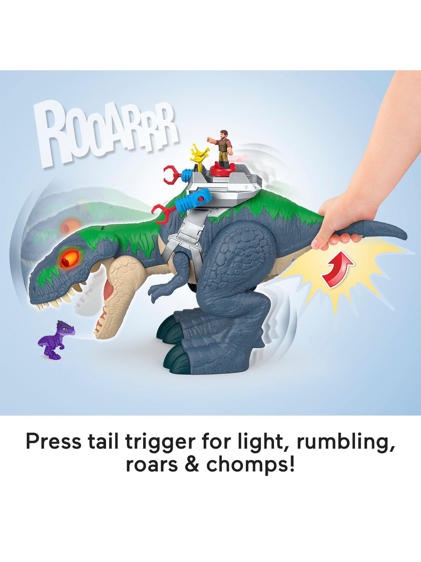 Image 3 of 7 of Imaginext Jurassic World Saga Chomp & Eat T-Rex