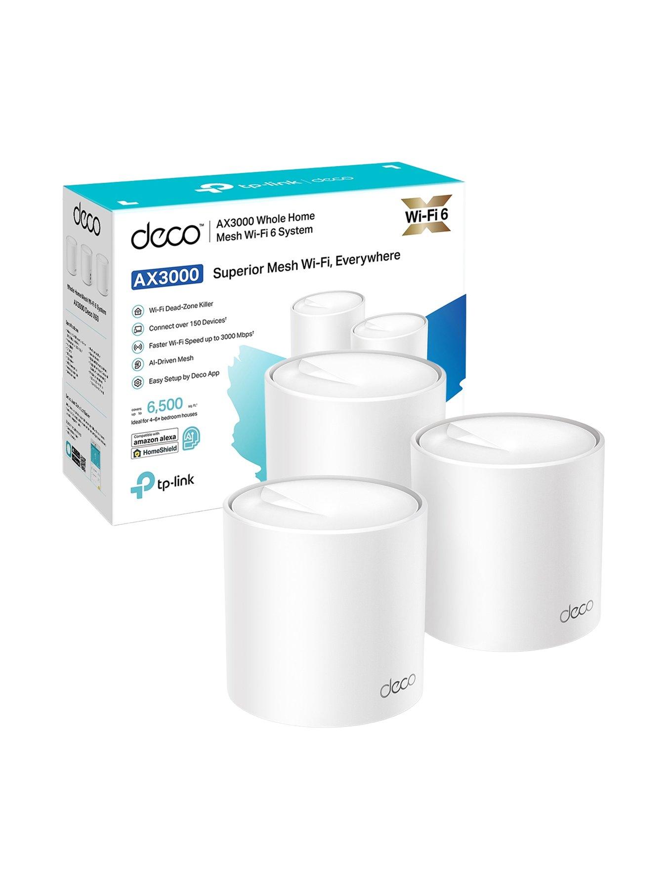 Image 2 of 8 of TP Link TP-Link Deco X50(3-pack) AX3000 Whole Home Mesh Wi-Fi 6 System, HomeShield Protection