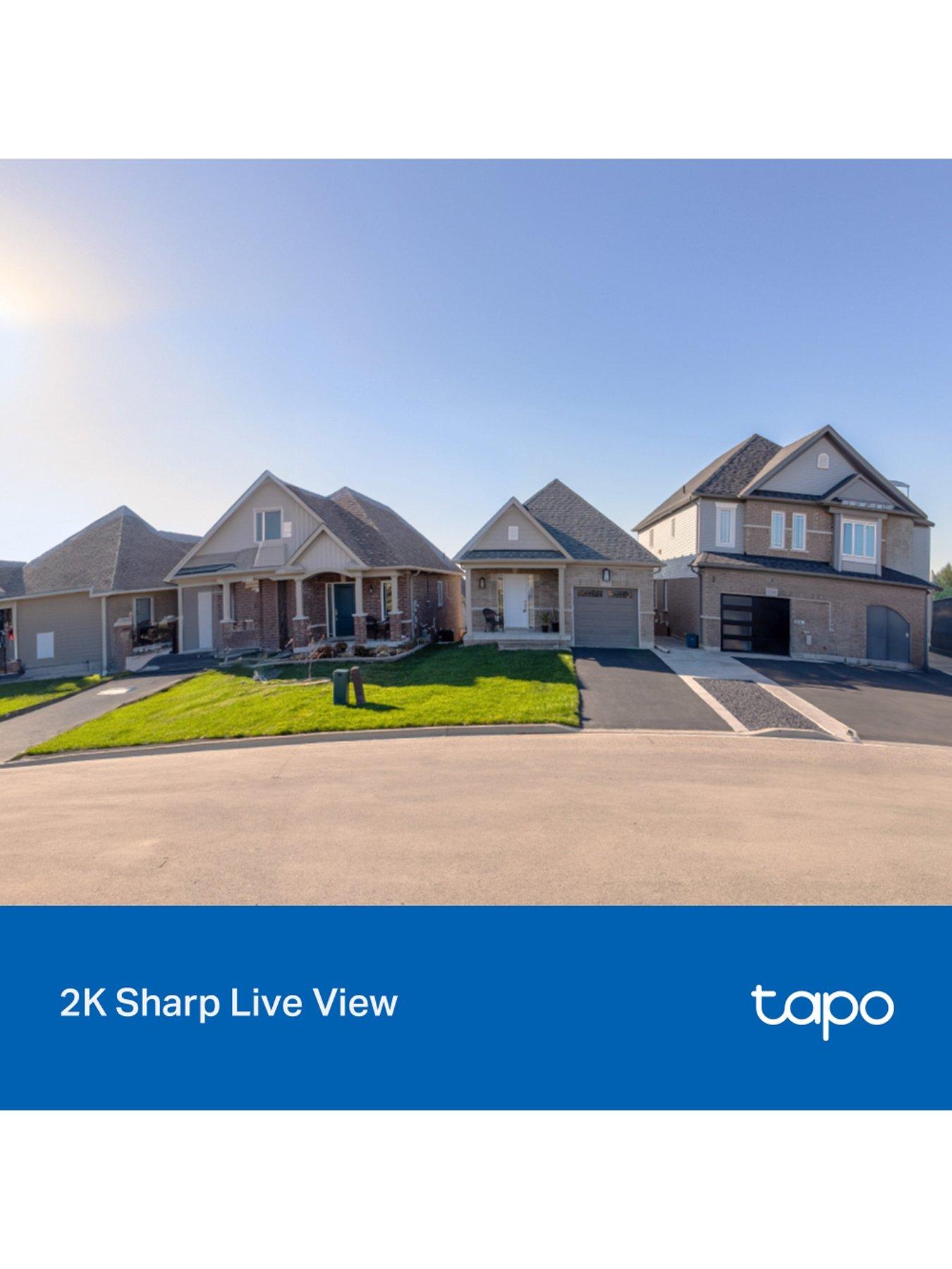  image of tp-link-tapo-td20-2k-slim-video-doorbell-head-to-toe-view-battery-powered-no-monthly-fee