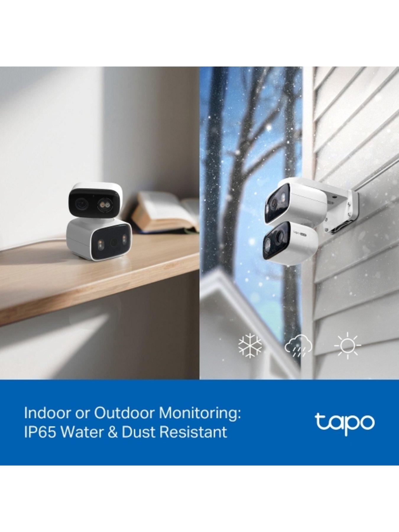  image of tp-link-tapo-c246d-pan-amp-tilt-outdoor-2k-3mp-dual-lens-wi-fi-smart-security-camera-two-views-one-screen