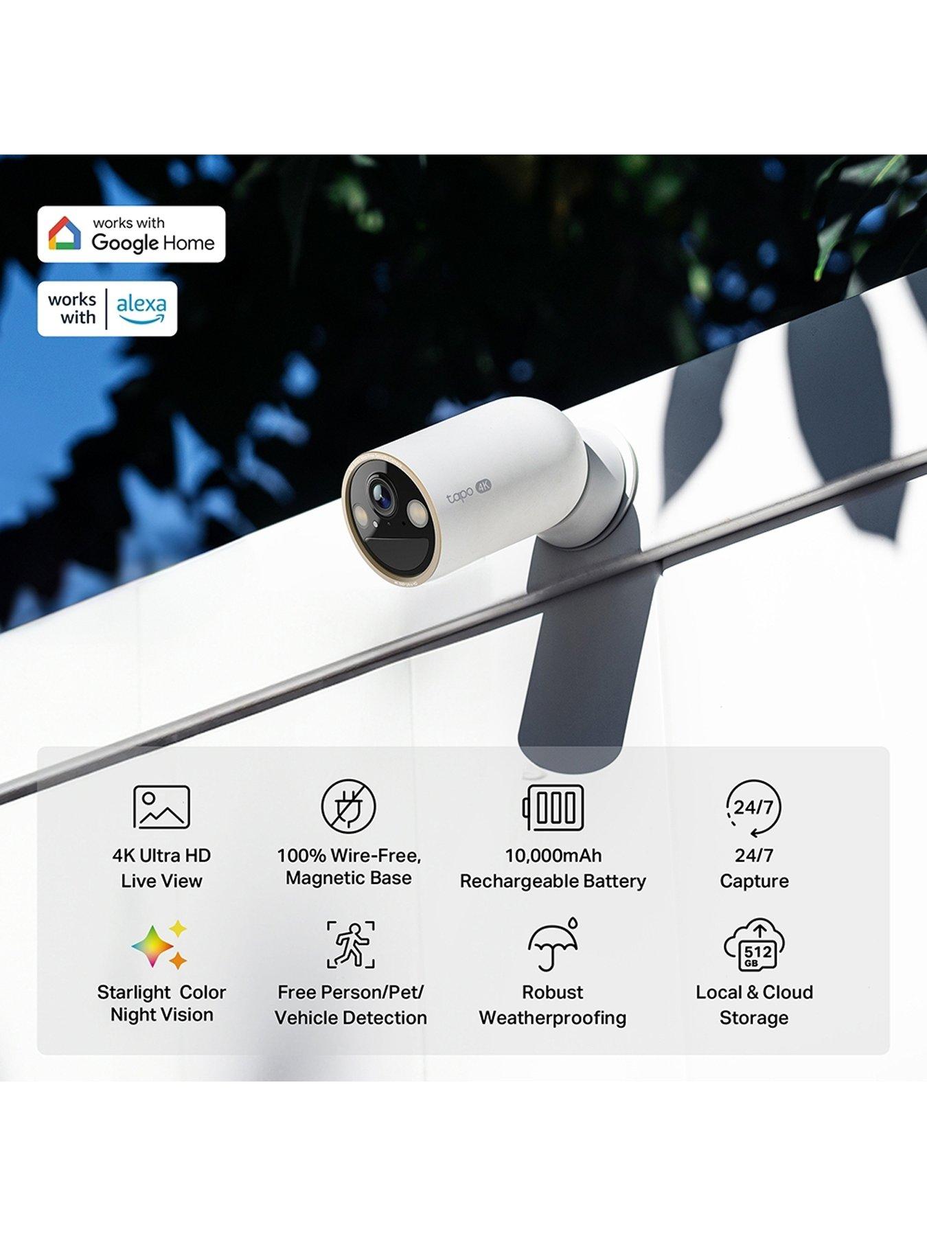 Image 3 of 7 of TP Link Tapo C460 4K Ultra HD Outdoor Battery Security Wi-Fi Camera - Wire-Free Smart Cam, No Monthly Fee
