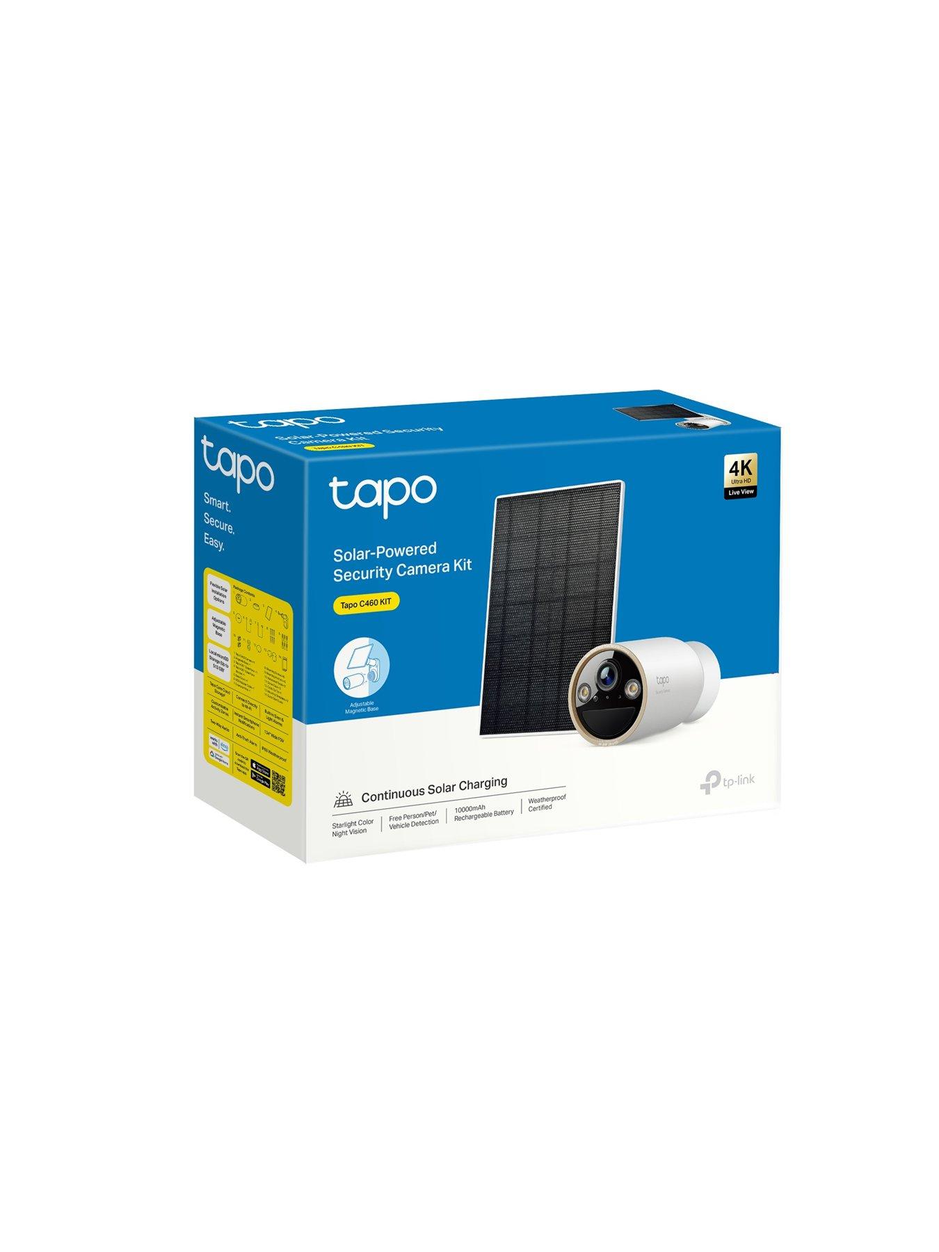  image of tp-link-tapo-c460kit-4k-outdoor-wirefree-security-battery-camera-with-solar-panel-for-power