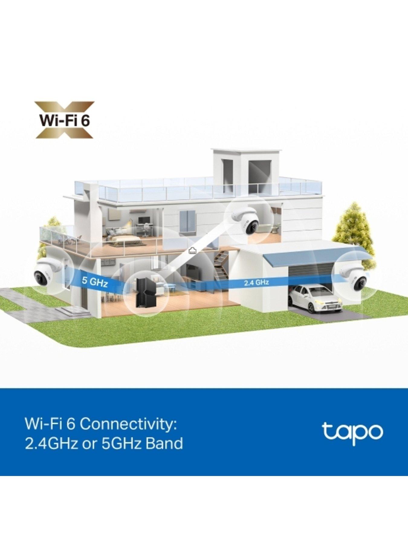  image of tp-link-tapo-c560ws-4k-pan-amp-tilt-dual-lens-outdoor-smart-security-camera-with-local-facial-recognition