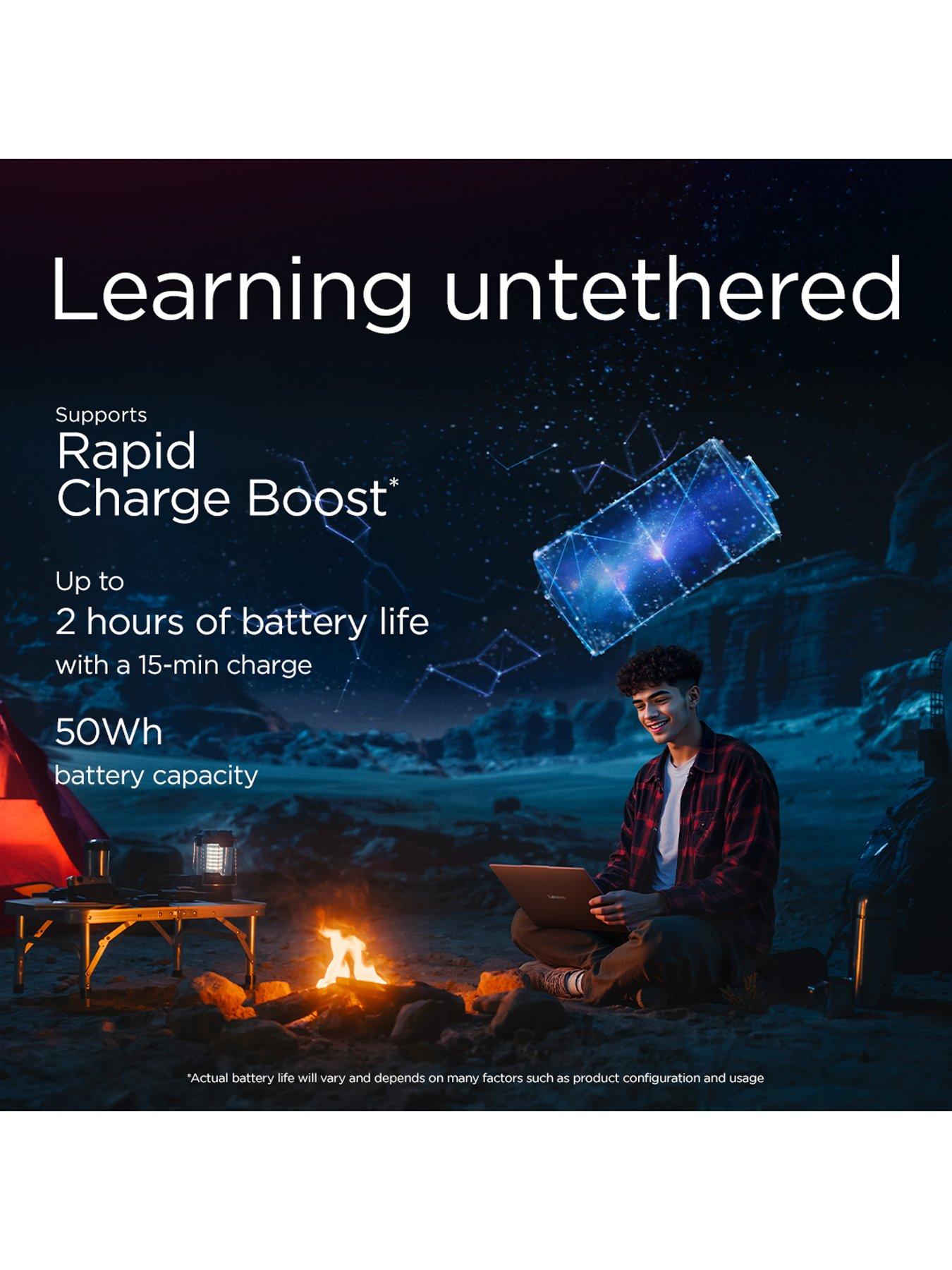 Image 4 of 8 of Lenovo IdeaPad Slim 3 Copilot+ PC Laptop&nbsp;- 15.3in&nbsp;FHD+,&nbsp;Snapdragon X, 16GB RAM, 512GB SSD - with Mouse, Backpack &amp; Earbuds