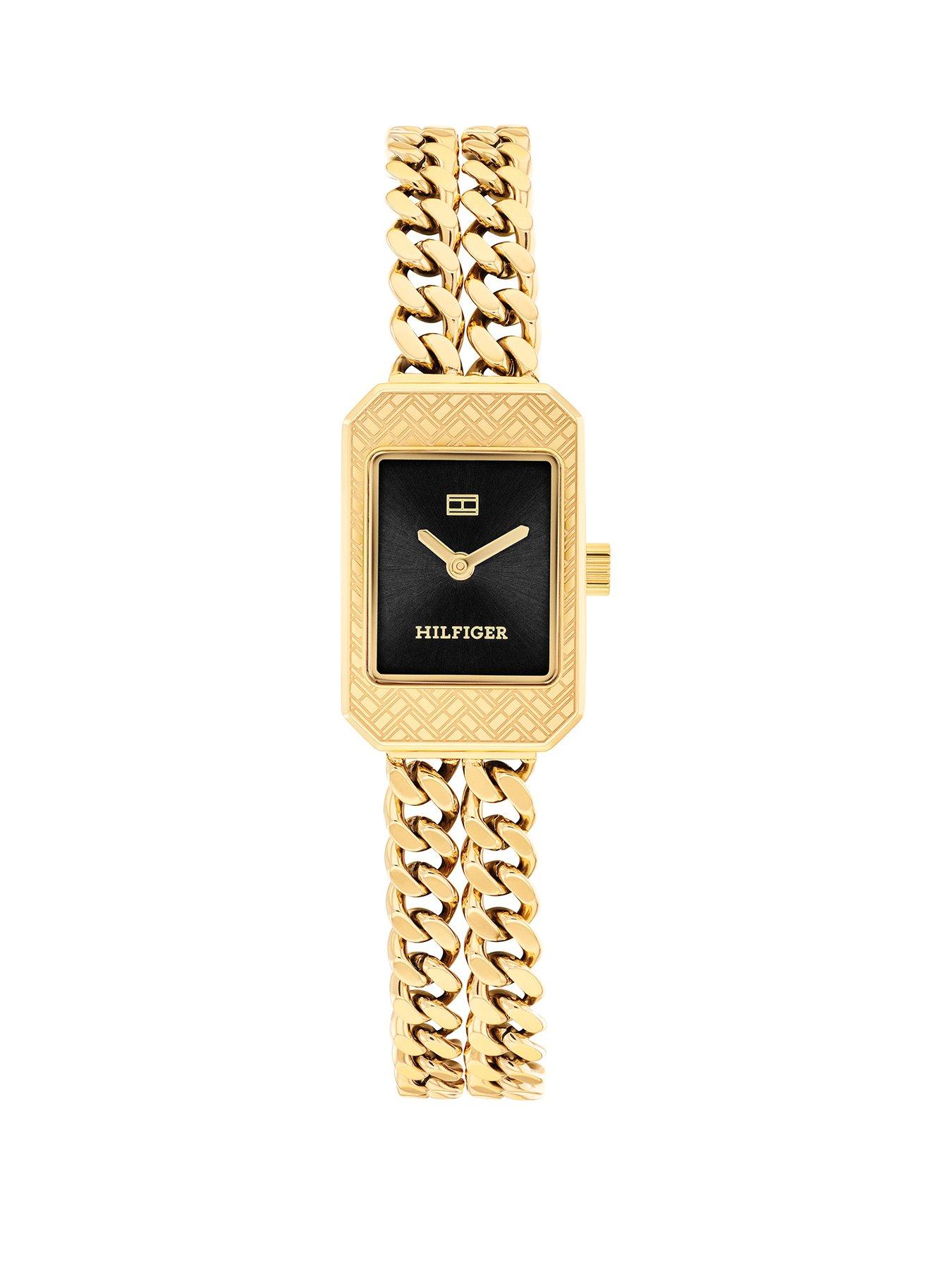 undefined Women's Gold- Plated Chain Bracelet Watch