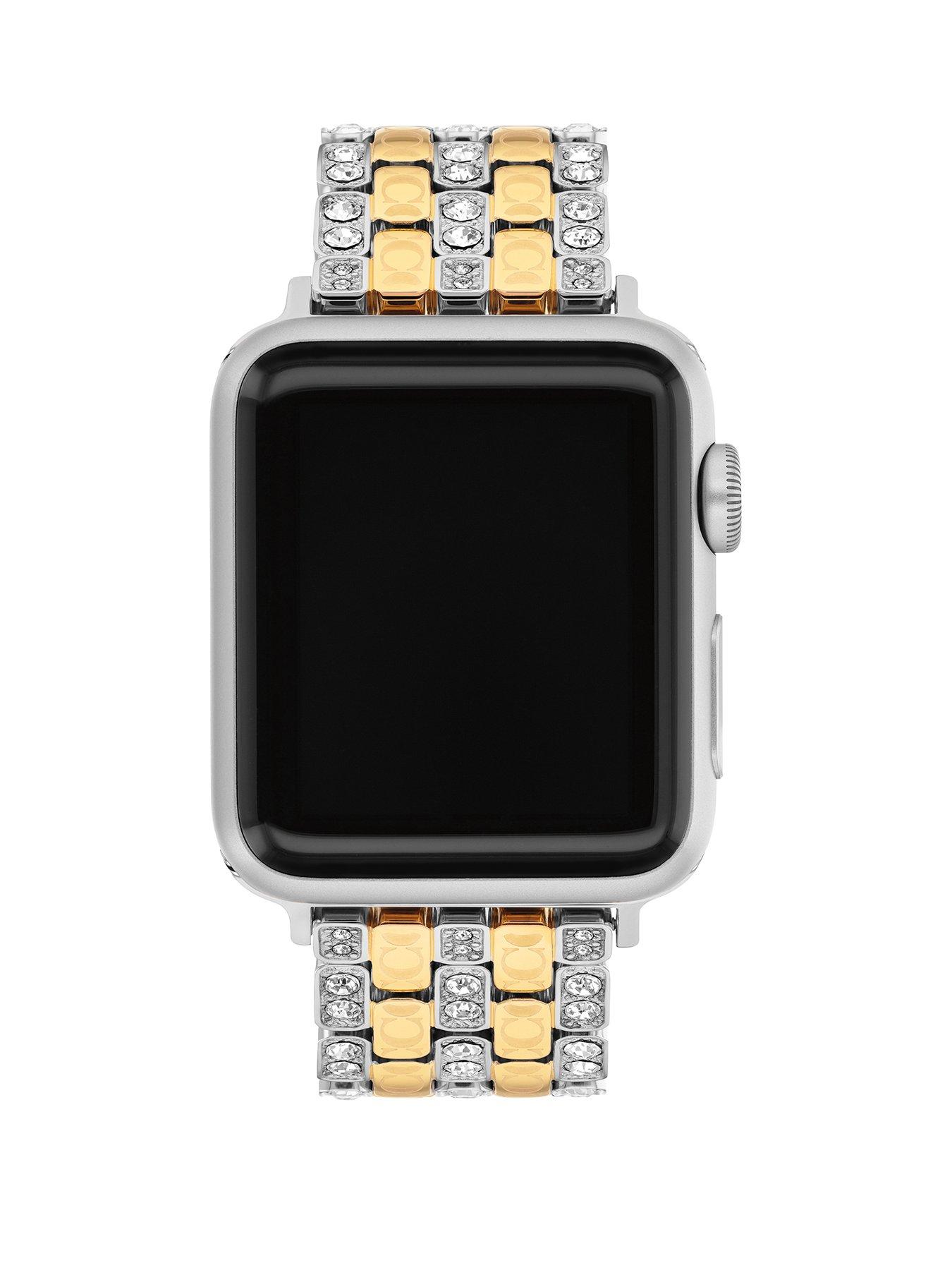 undefined Ladies Two Tone Signature C Apple Watch Strap