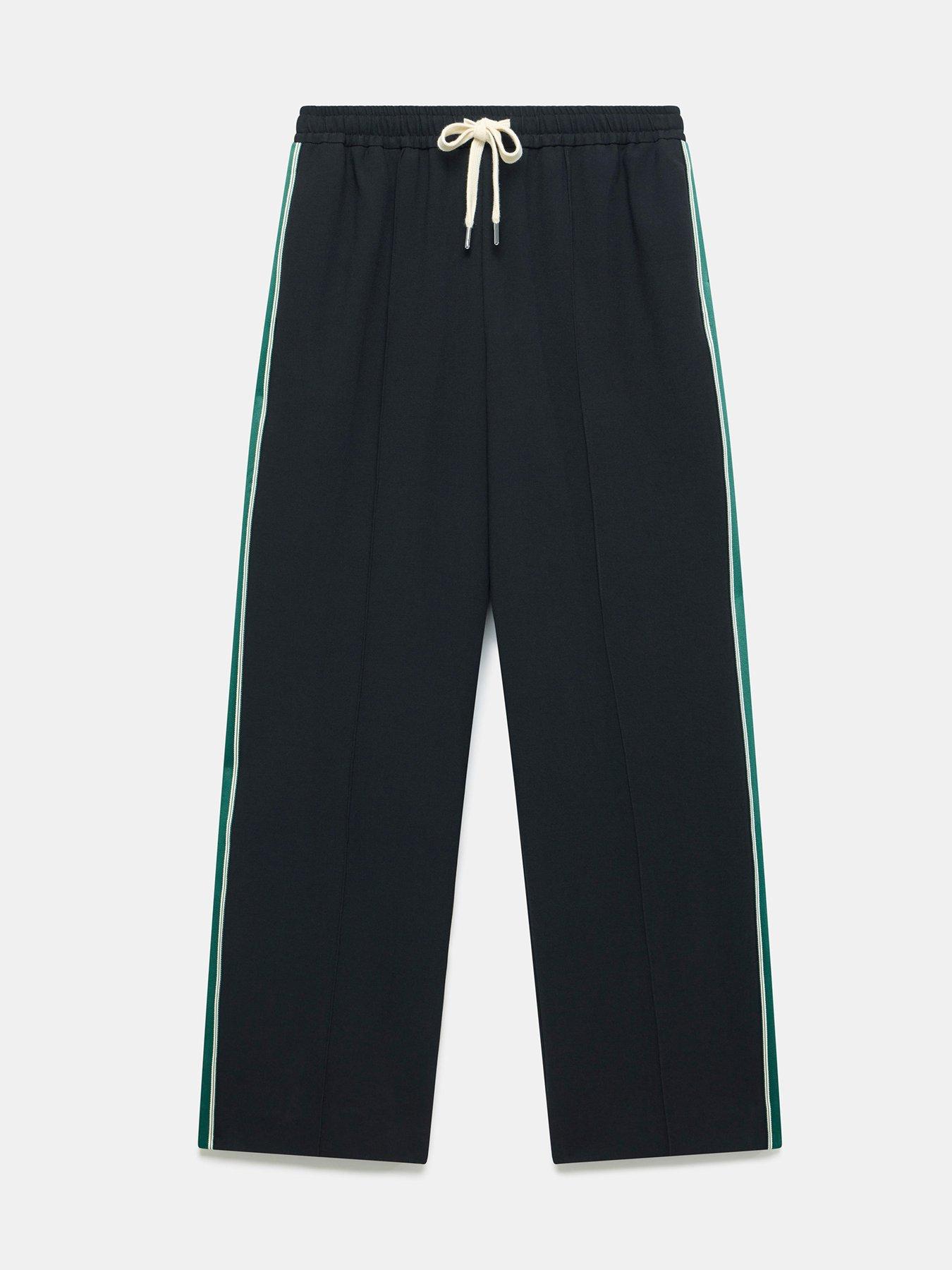 Image 5 of 6 of Mint Velvet Side Stripe Trousers - Black