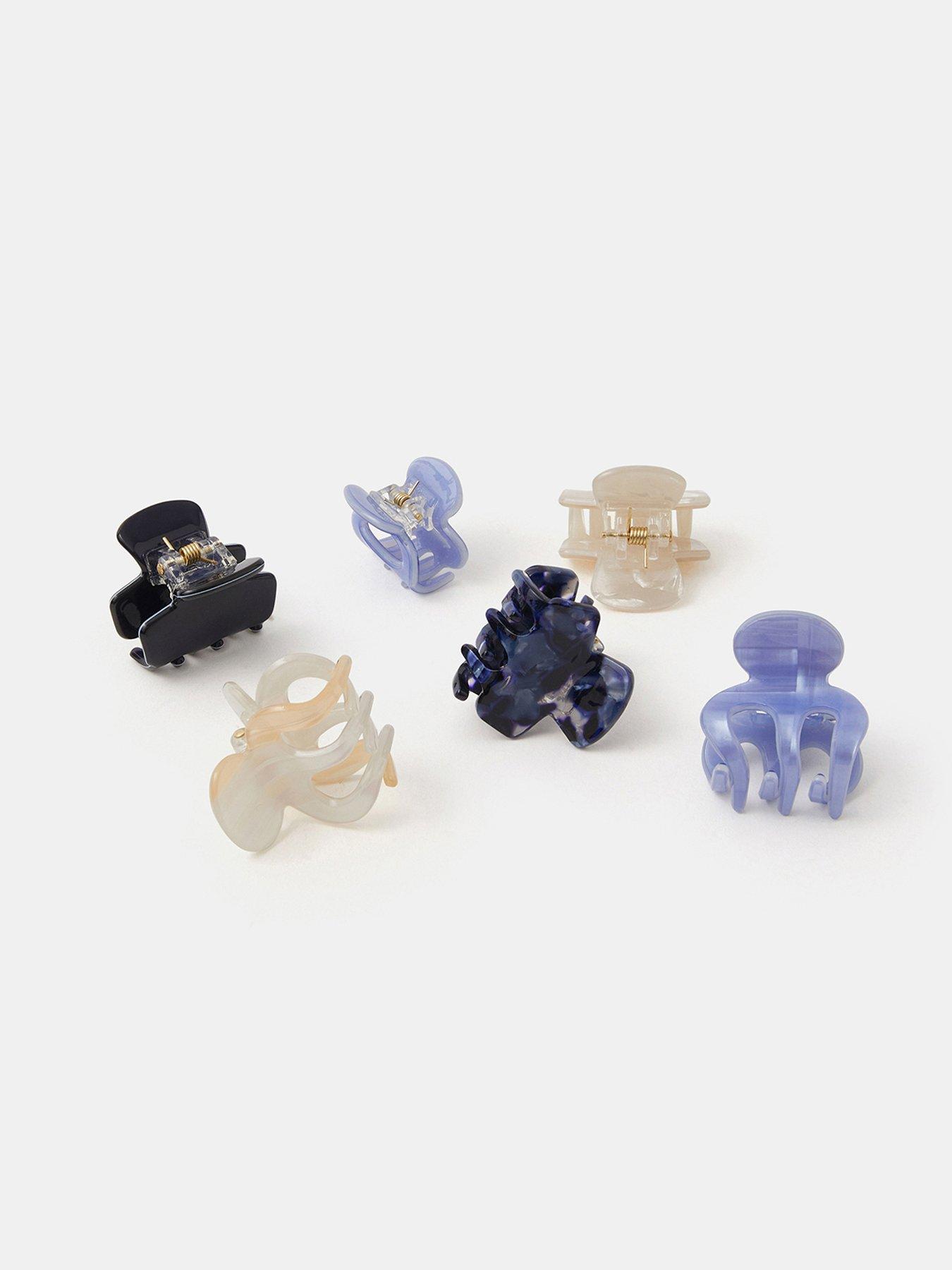Image 2 of 2 of Accessorize 6-Pack Mini Claw Clips - Blue