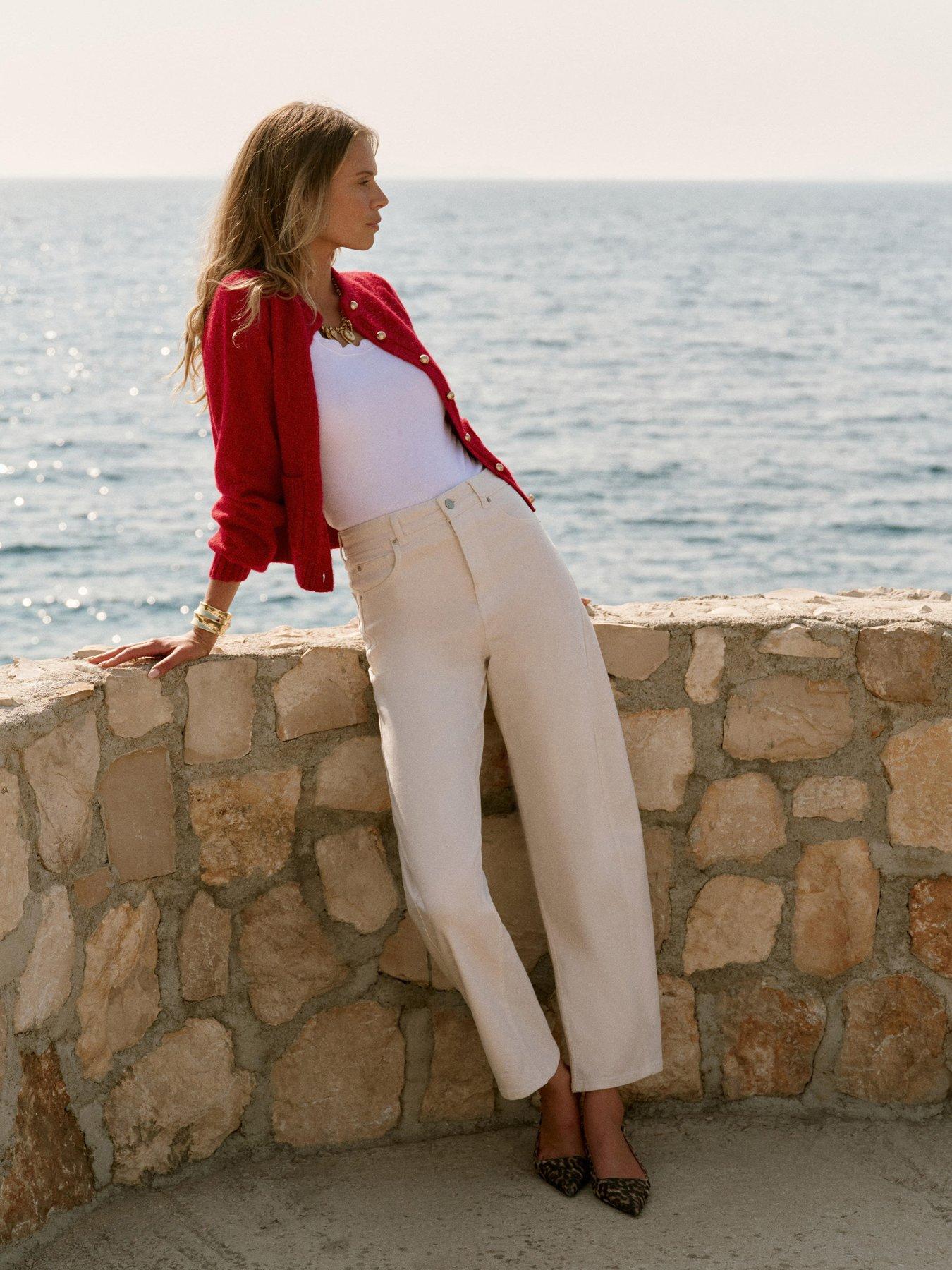  image of mint-velvet-barrel-leg-jean-cream