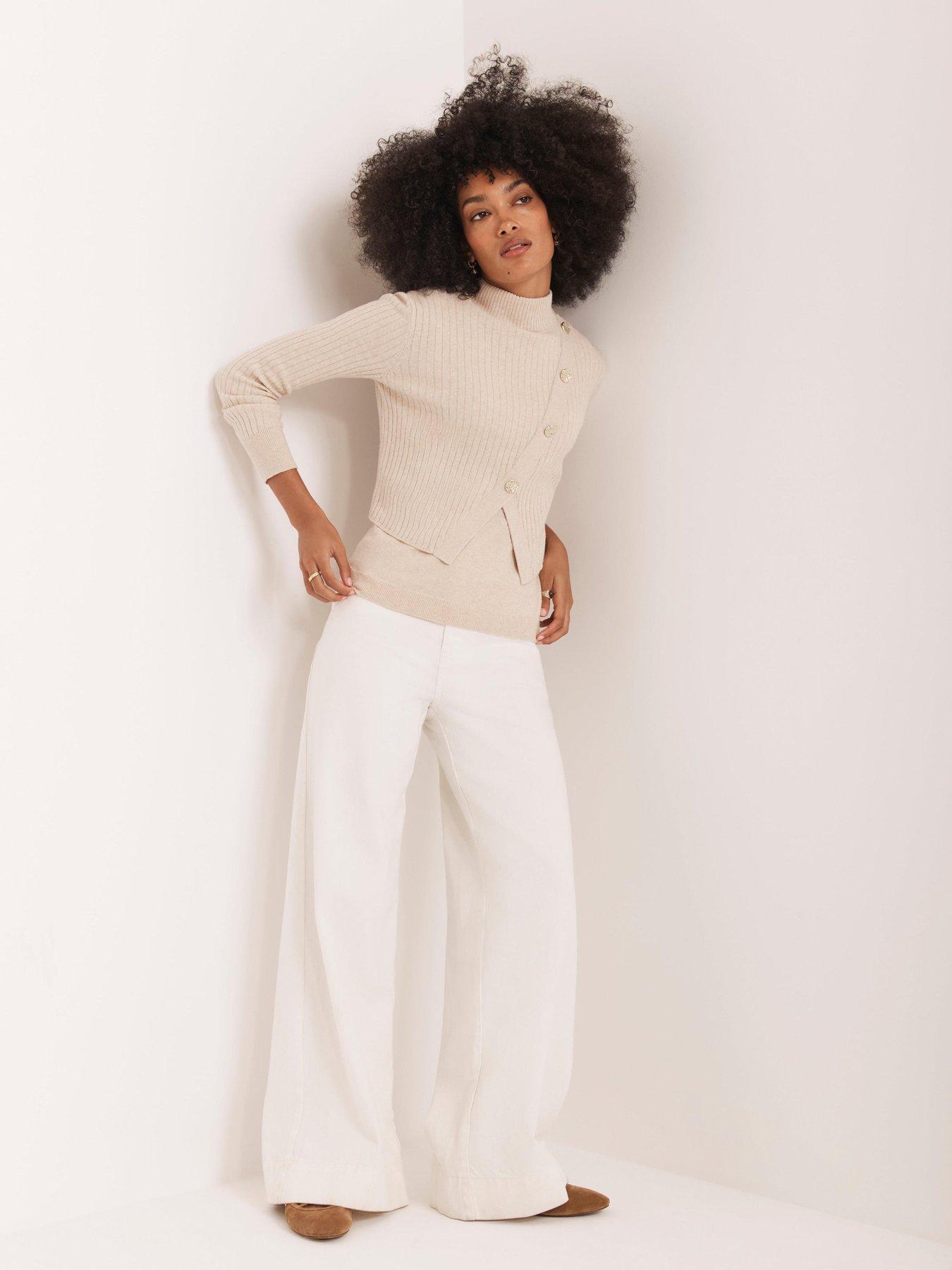 undefined Neutral Double Layer Jumper - Cream