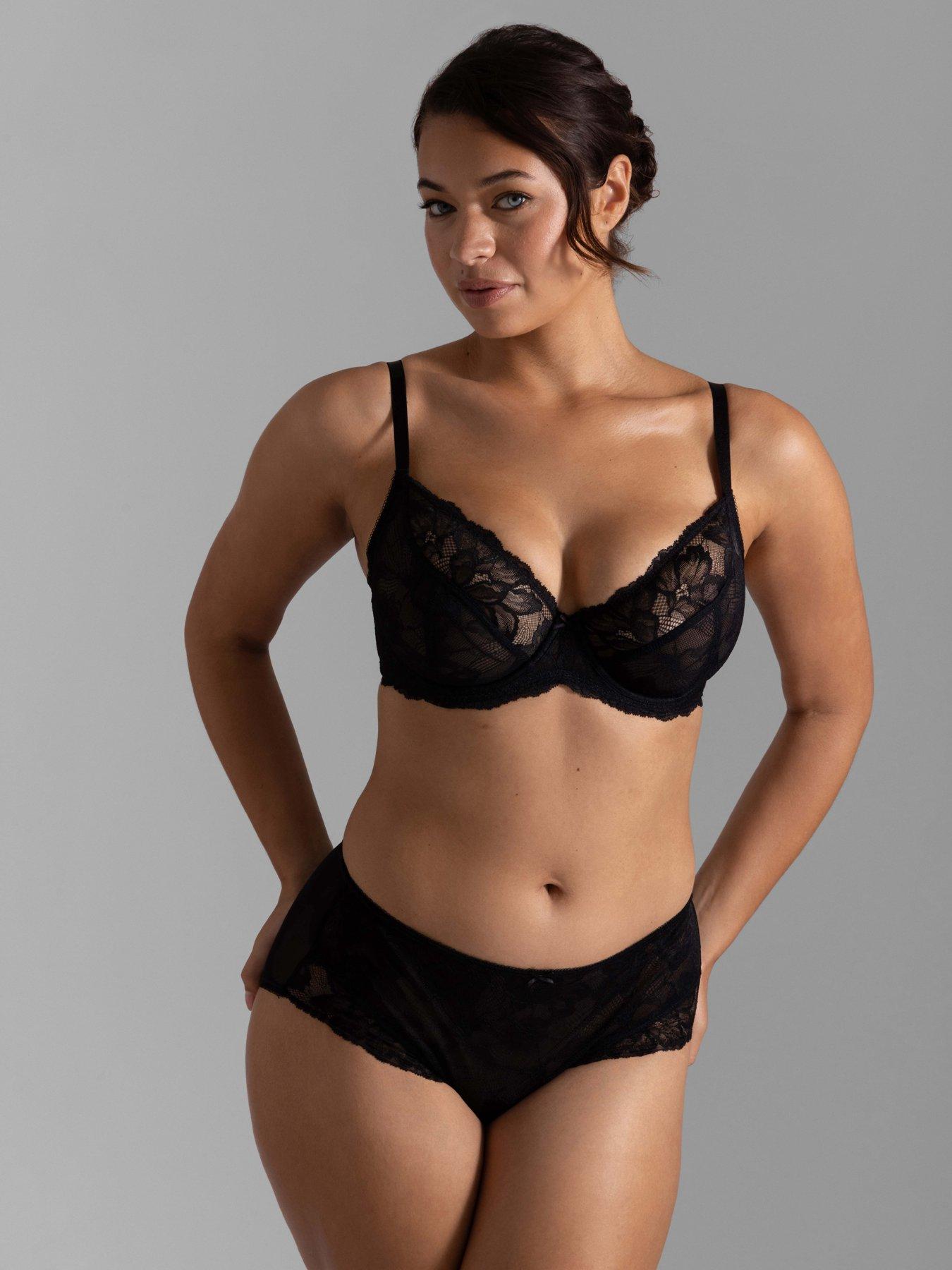 DORINA Dorina Perfect Lace Uw Non Pad Plunge - Fb - Black