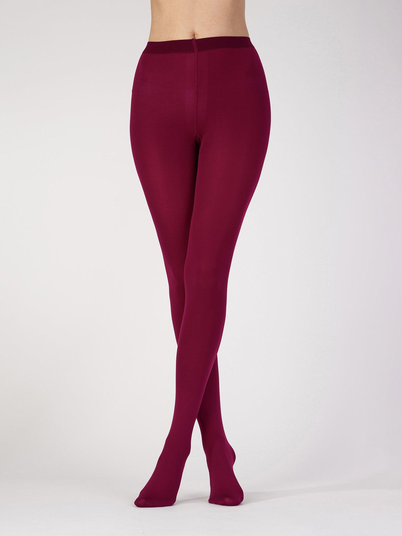 Aristoc Arisoc 60 Denier Opaque Tights - Cherry - Red