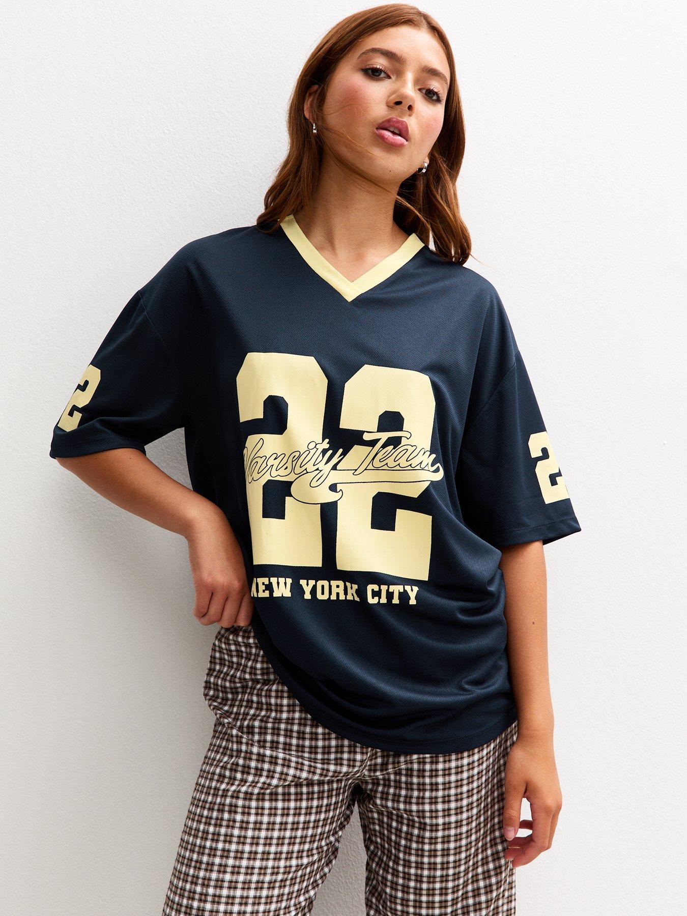  image of new-look-915-22-nyc-football-top-navy