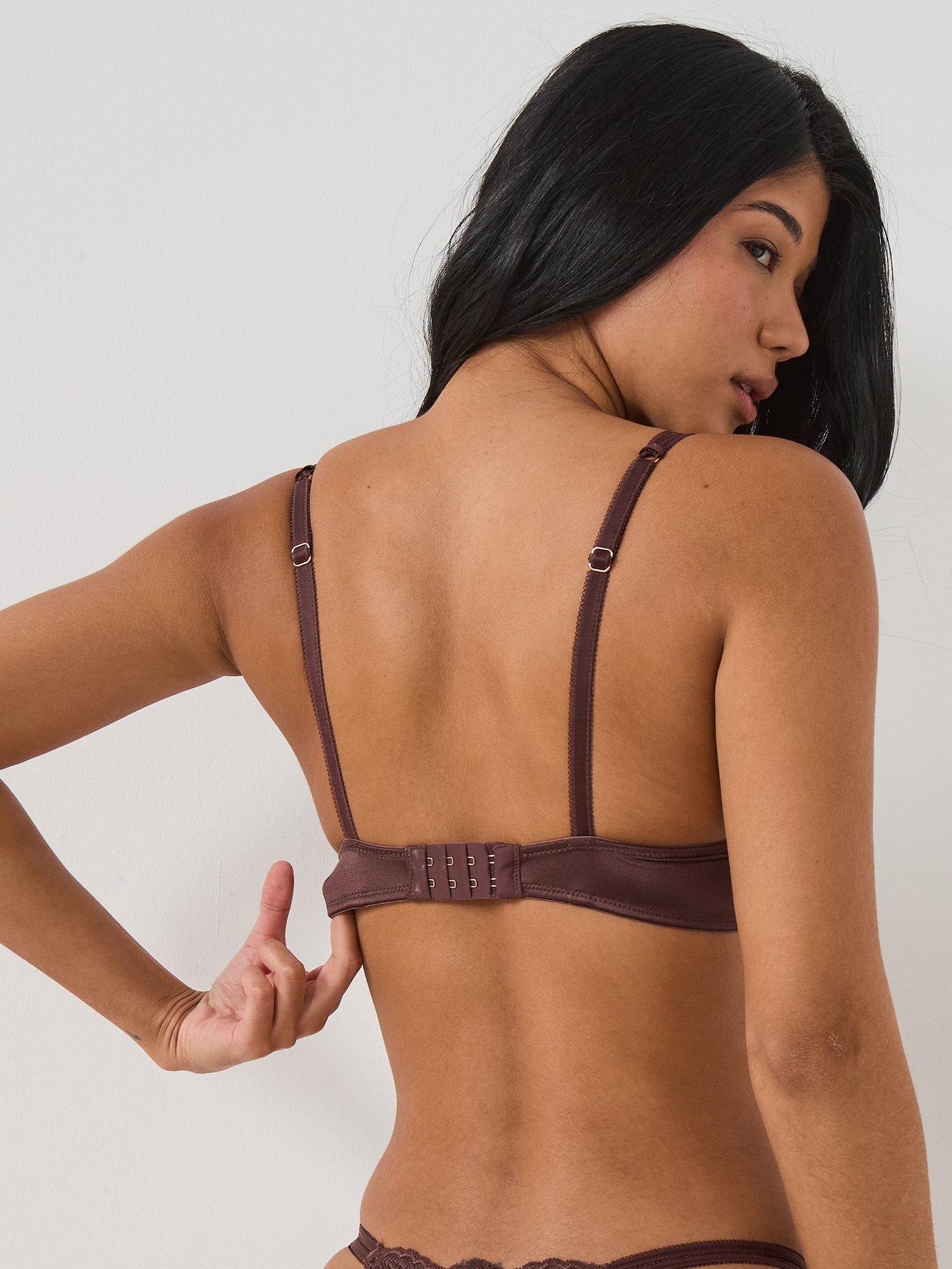 Image 2 of 5 of DORINA Origins-shiny Micro Non Padded Bralette - Brown