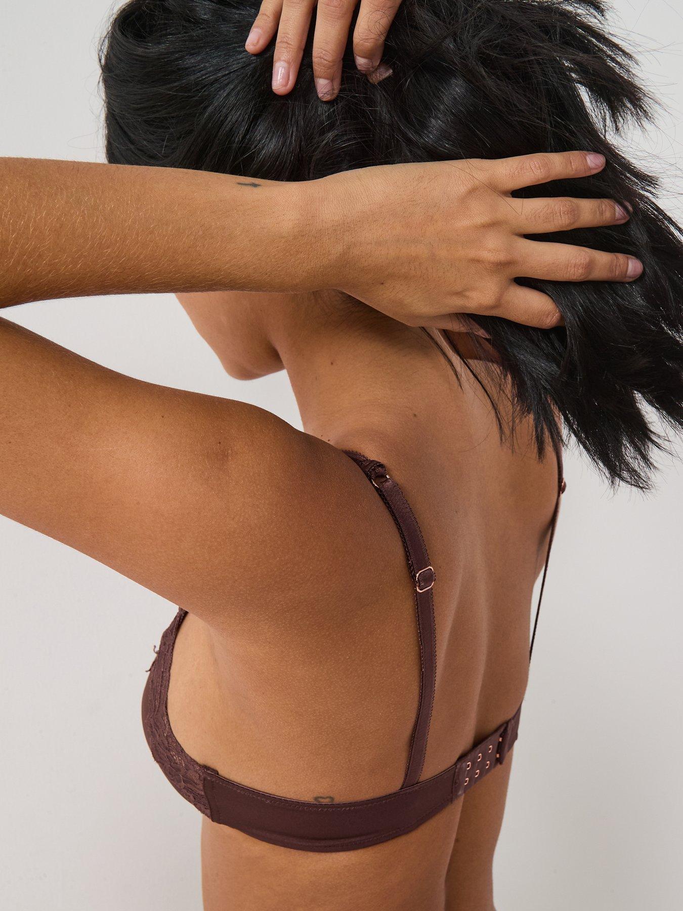 Image 5 of 5 of DORINA Origins-shiny Micro Non Padded Bralette - Brown