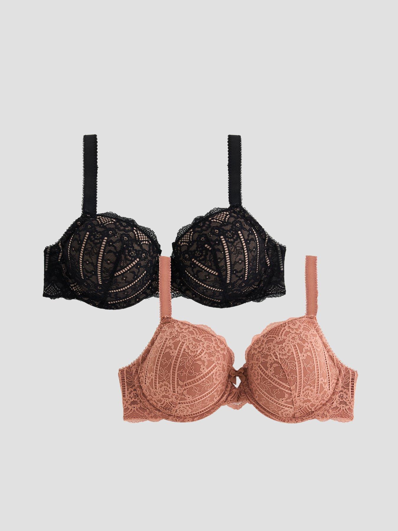 DORINA Celine-2pplight Padded Demi - Pink / Black