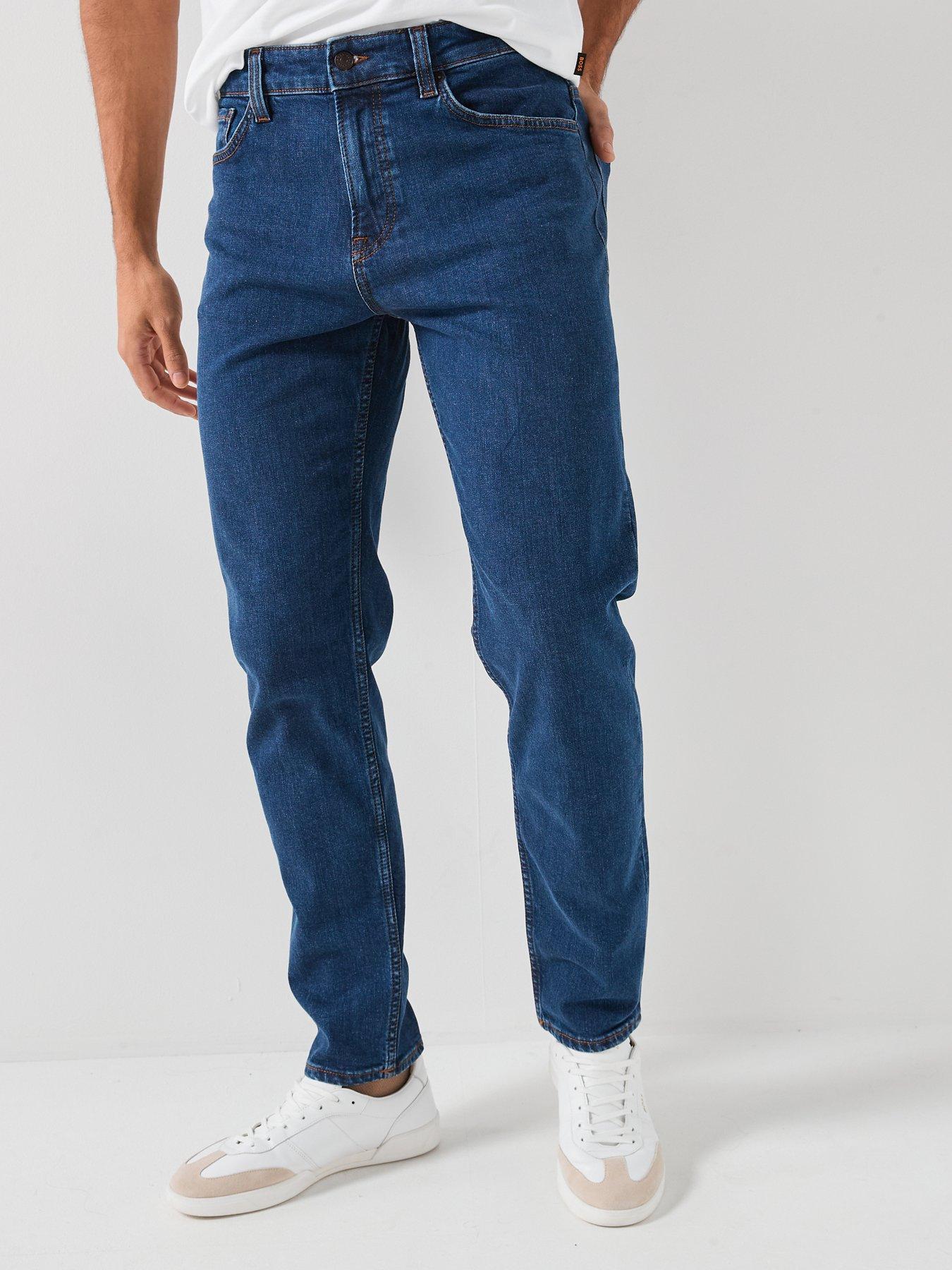 BOSS Maine Regular Fit Jeans - Dark Wash