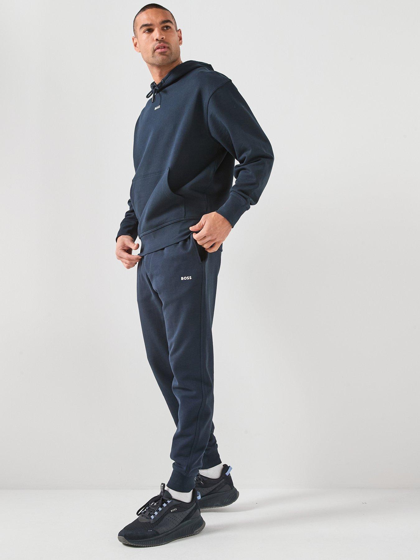 BOSS We Small Hooded Tracksuit - Navy