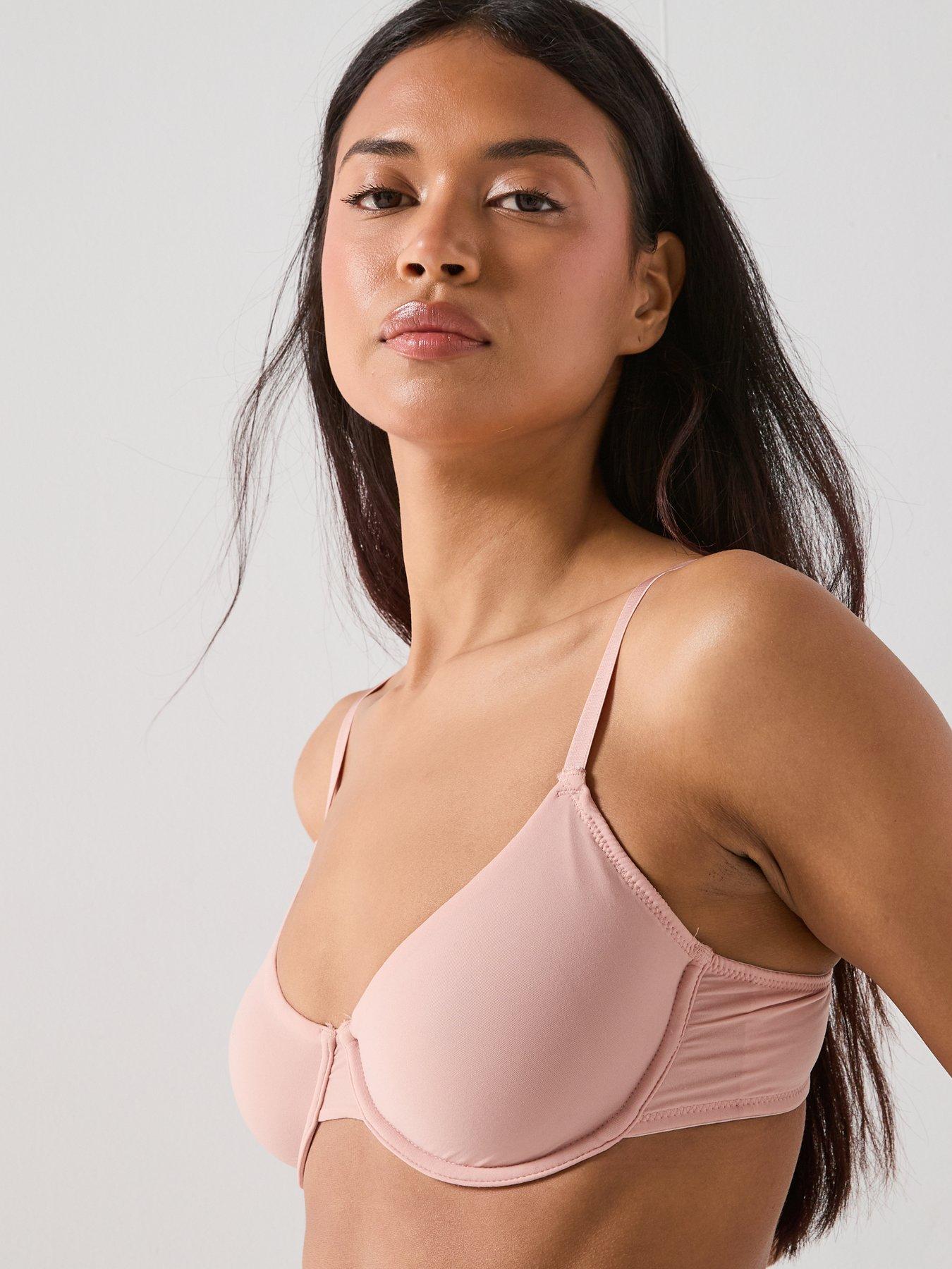  image of dorina-noanon-padded-wired-bra-pink