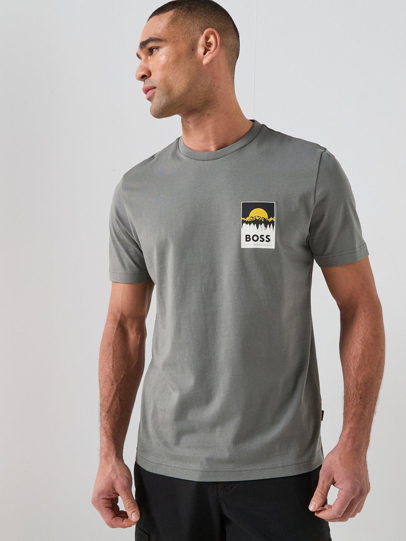 BOSS Chest Graphic T-Shirt - Green