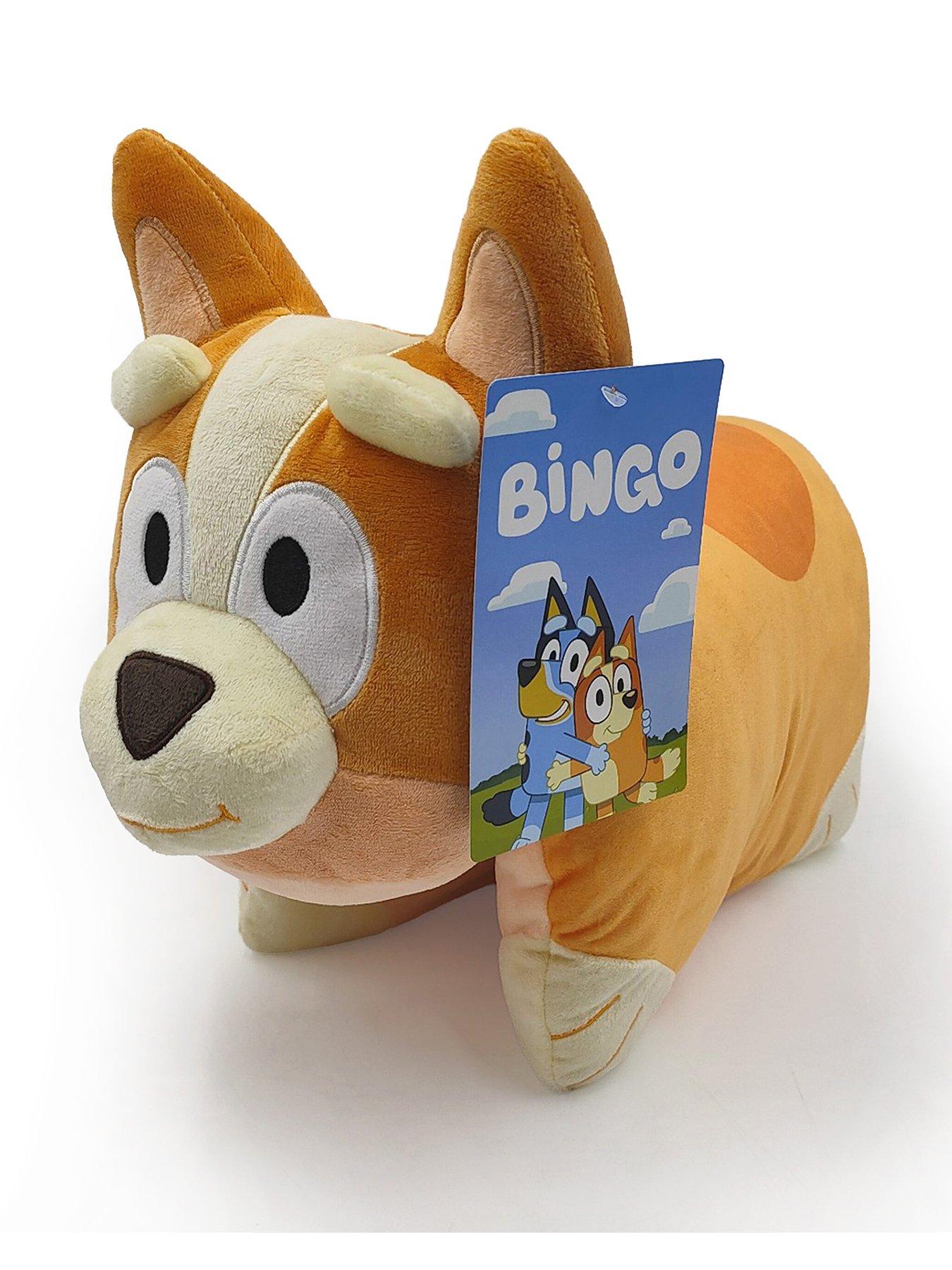 Image 1 of 4 of Bluey Bingo Character Cushion (pillow) Soft Velboa 45 X 28cm