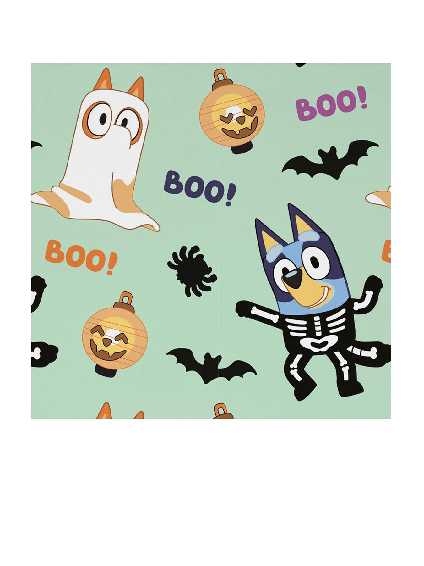 Image 2 of 2 of Bluey Boo Halloween Coral R-Blanket