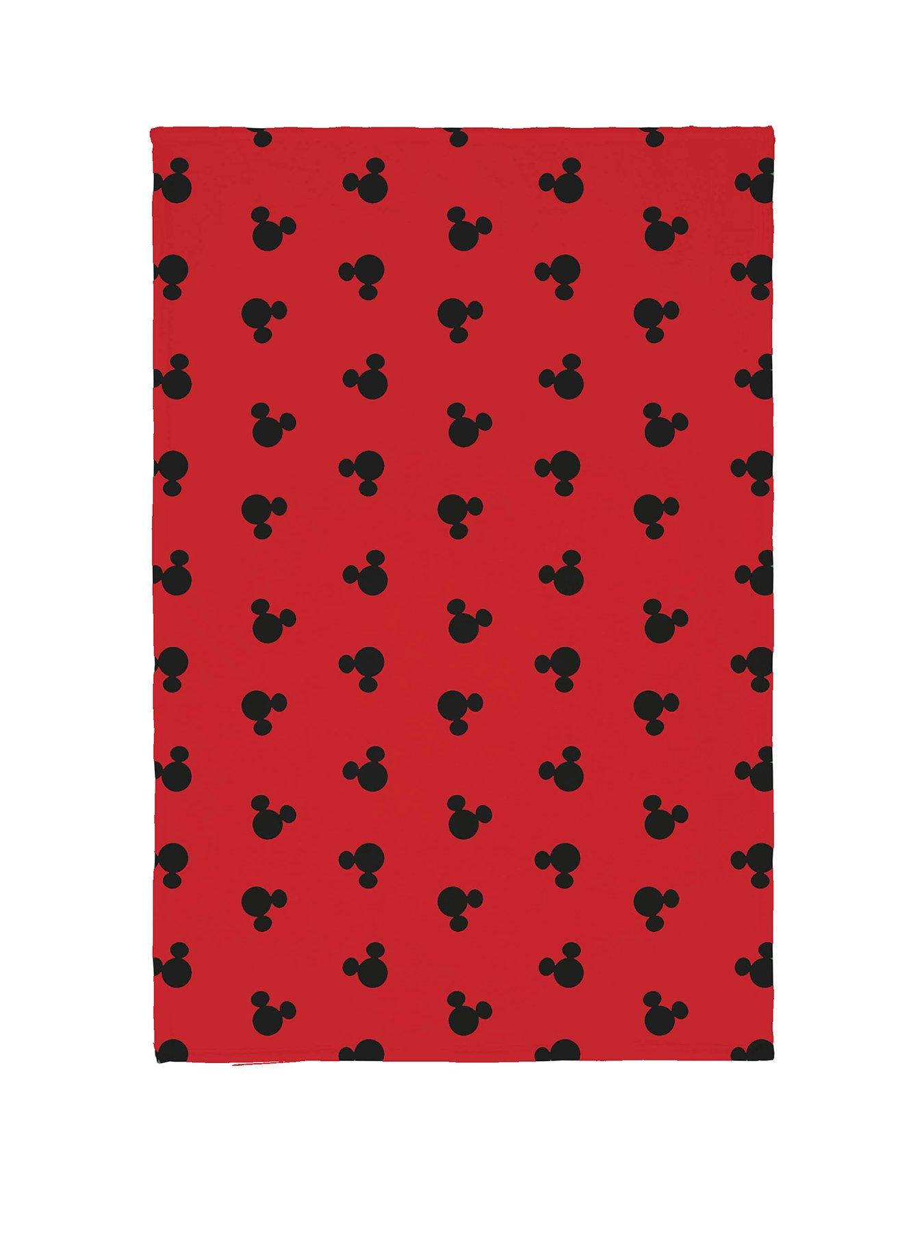 front image of mickey-mouse-mickey-logo-christmas-flannel-r-blanket-100x150cm