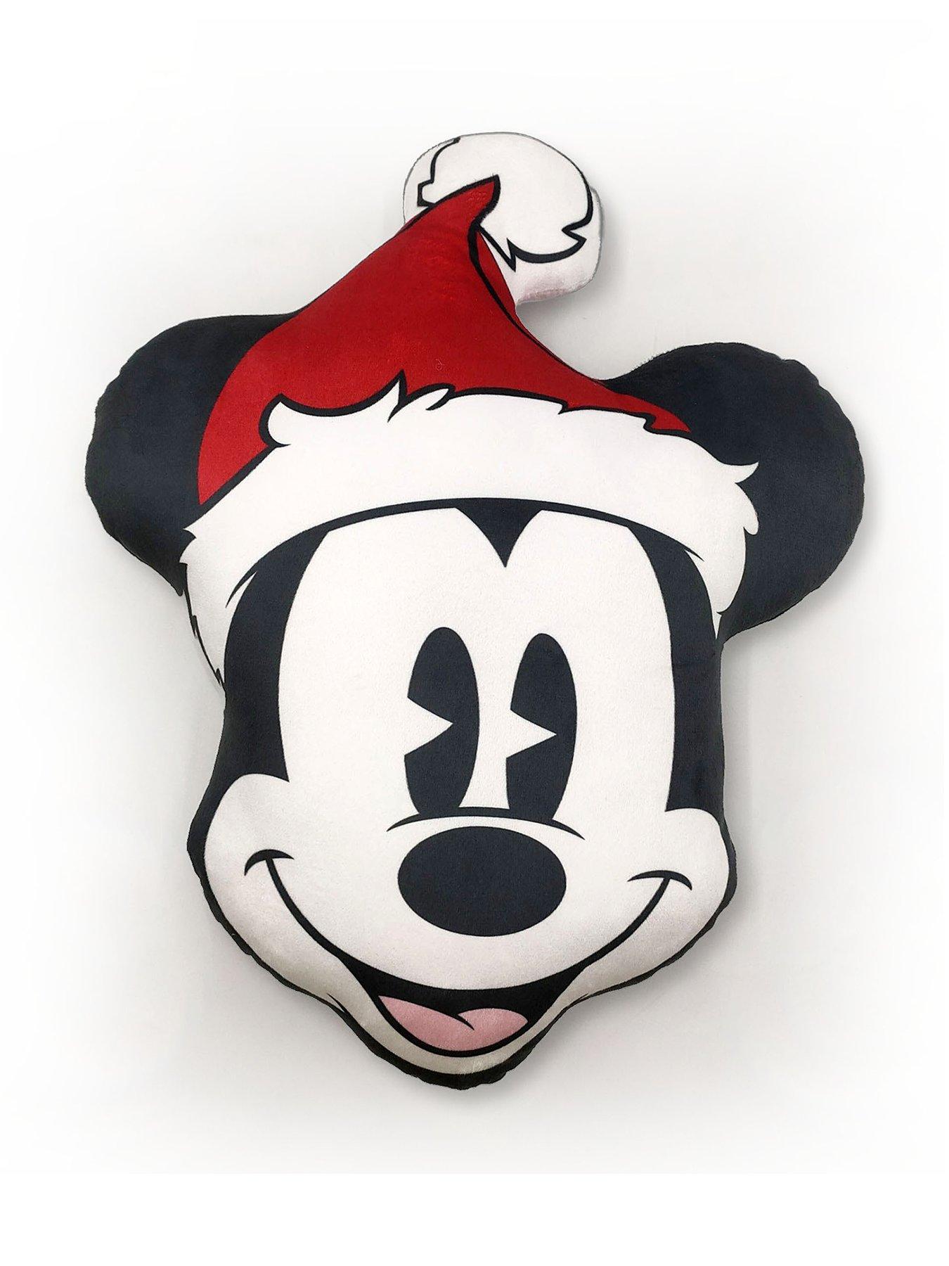 Mickey Mouse Mickey Santa Hat Shaped Christmas Cushion 30X40Cm