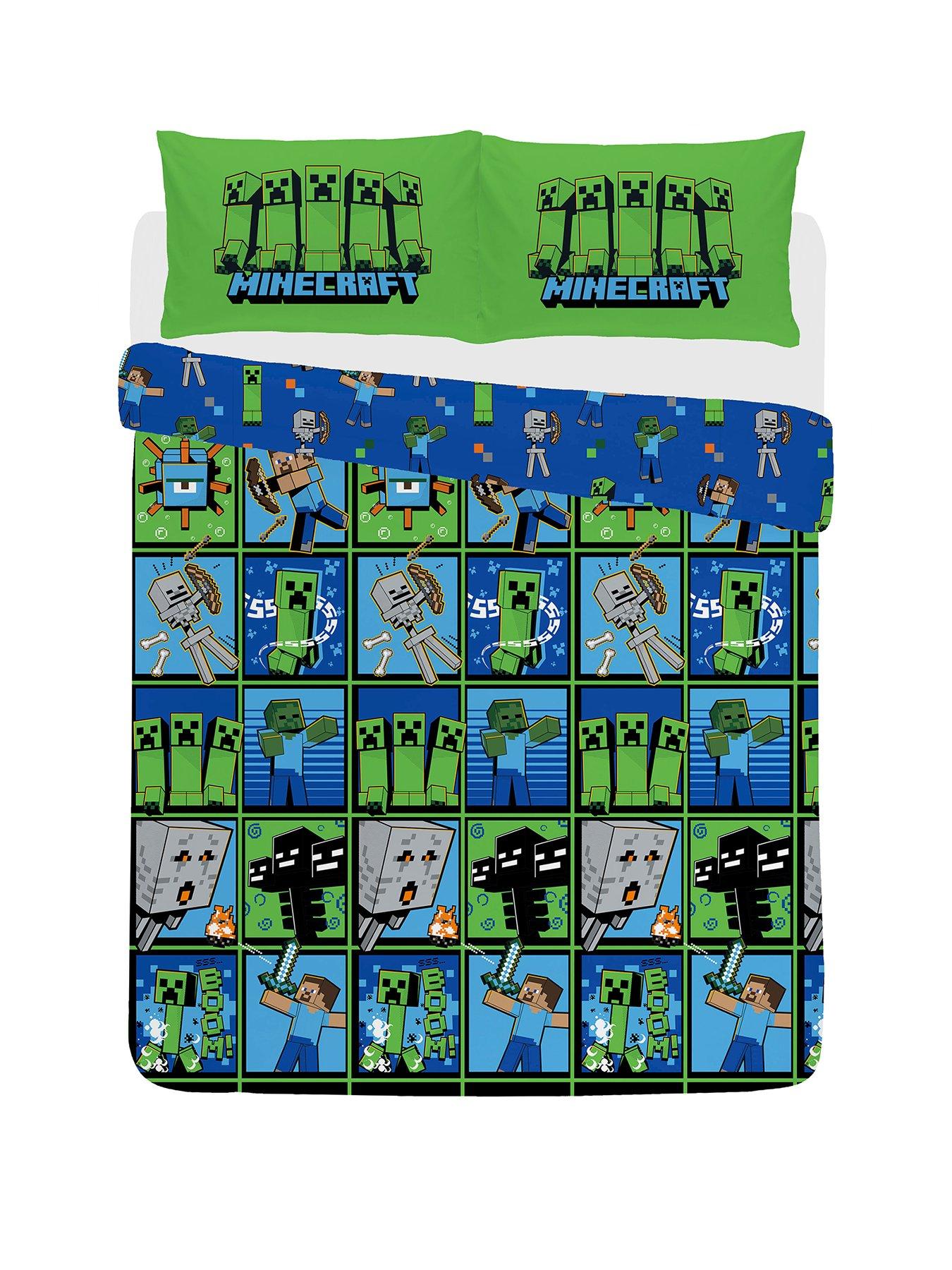 Image 2 of 4 of Minecraft Jump In The Line Duvet