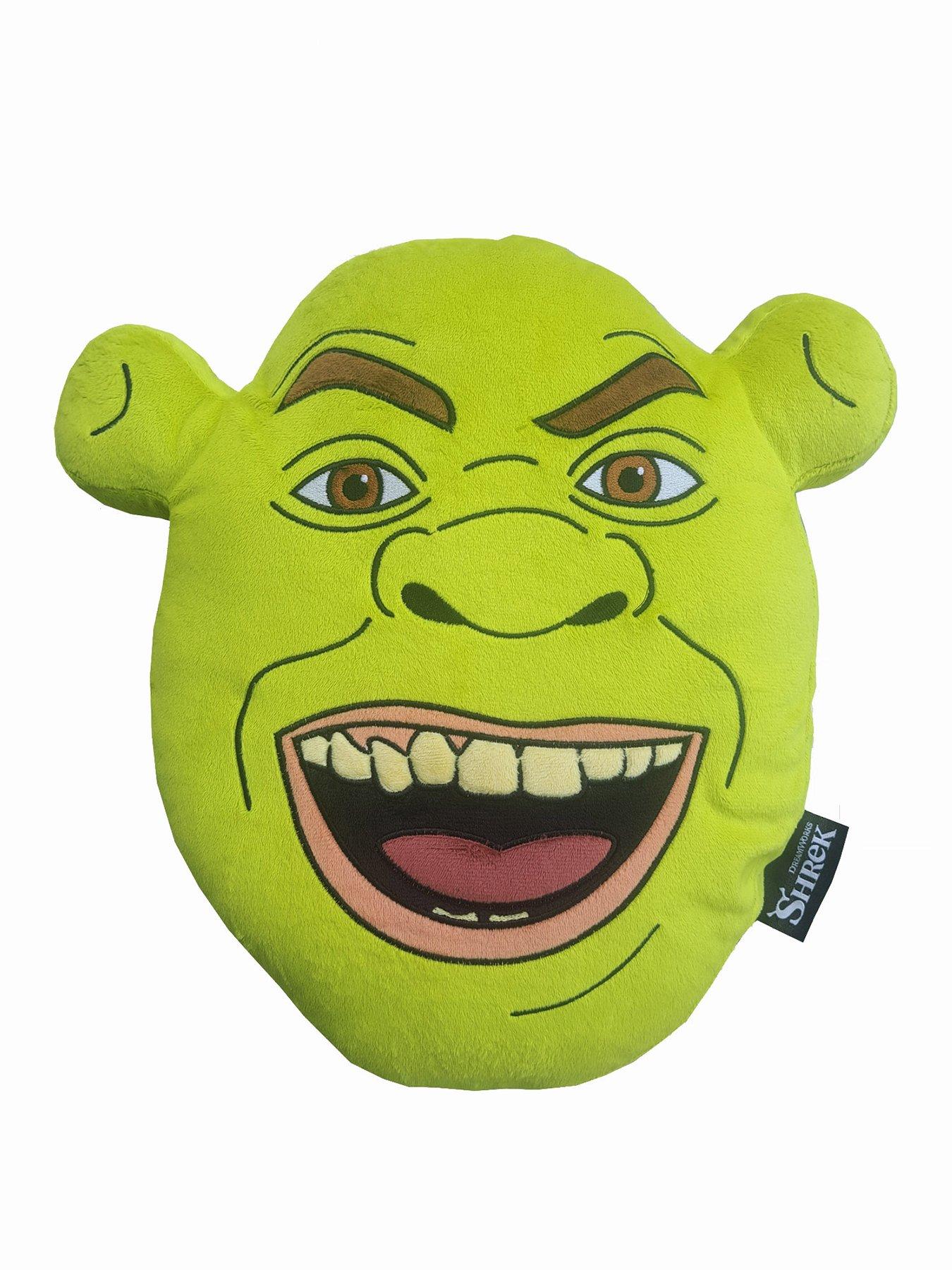undefined Shrek Embroidered Head Shaped Plush Cushion