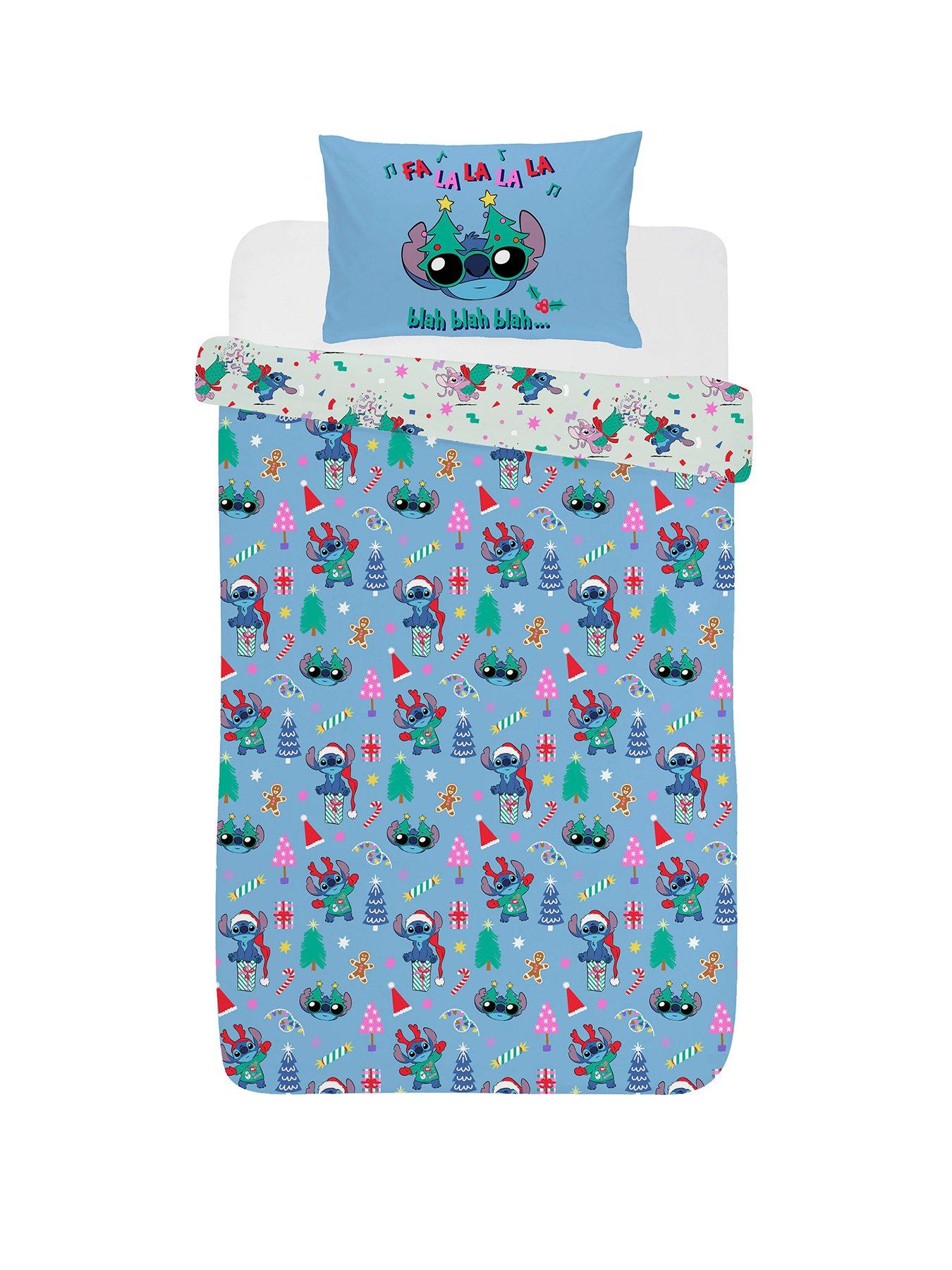 Image 2 of 3 of Lilo & Stitch Stitch Christmas Fa La La La Single Duvet