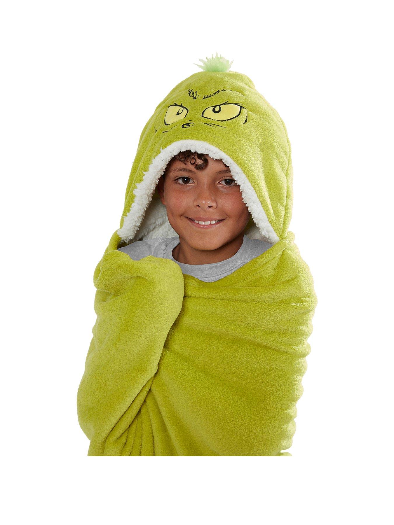 the-grinch-dress-up-coral-hooded-christmas-blanket-100x150cm