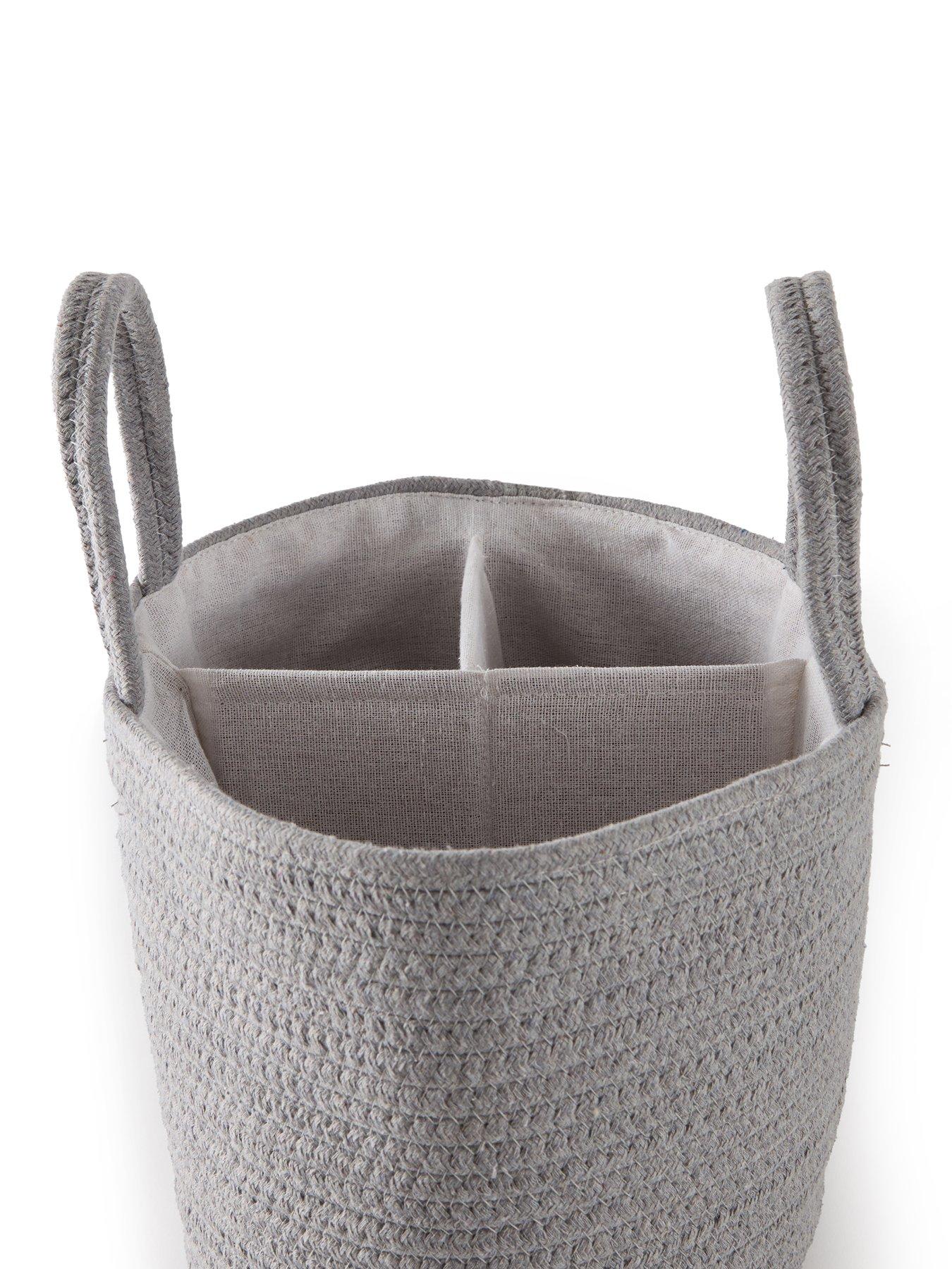  image of the-very-collection-grey-cotton-rope-caddy