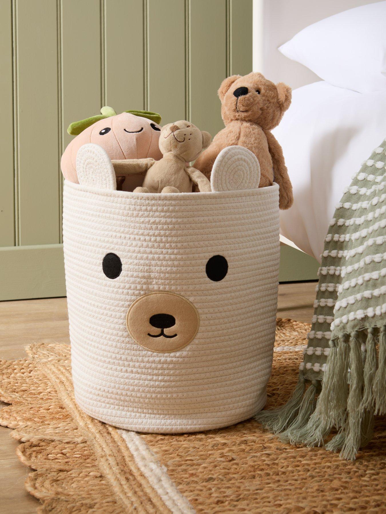 Image 1 of 6 of The Very Collection Bear Cotton Rope Basket