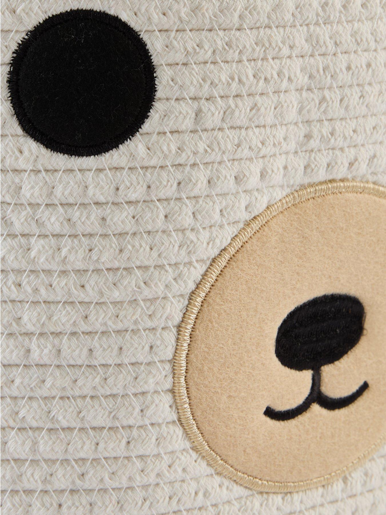 Image 6 of 6 of The Very Collection Bear Cotton Rope Basket