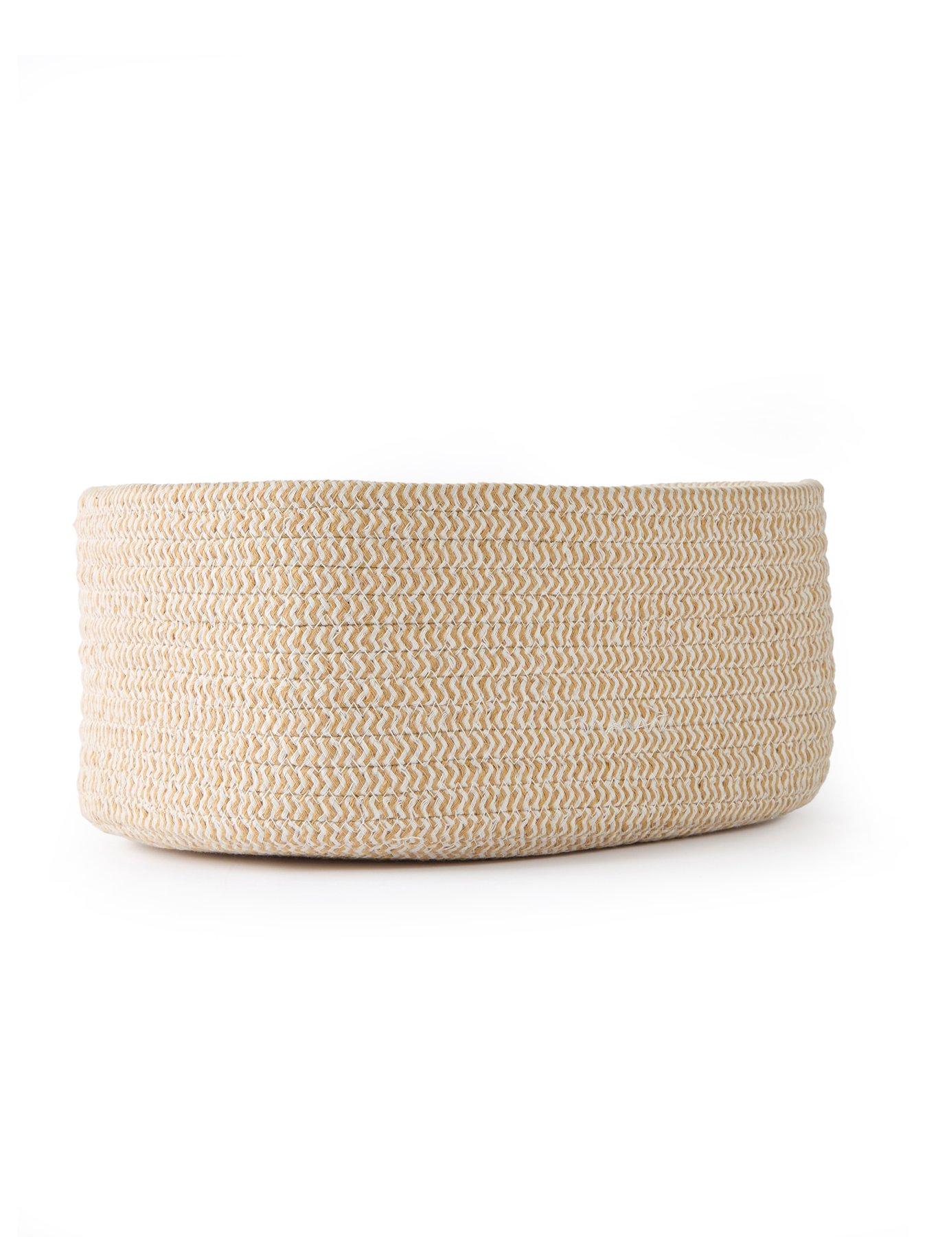 Image 3 of 7 of The Very Collection Set Of 3 Natural Cotton Rope Storage Baskets