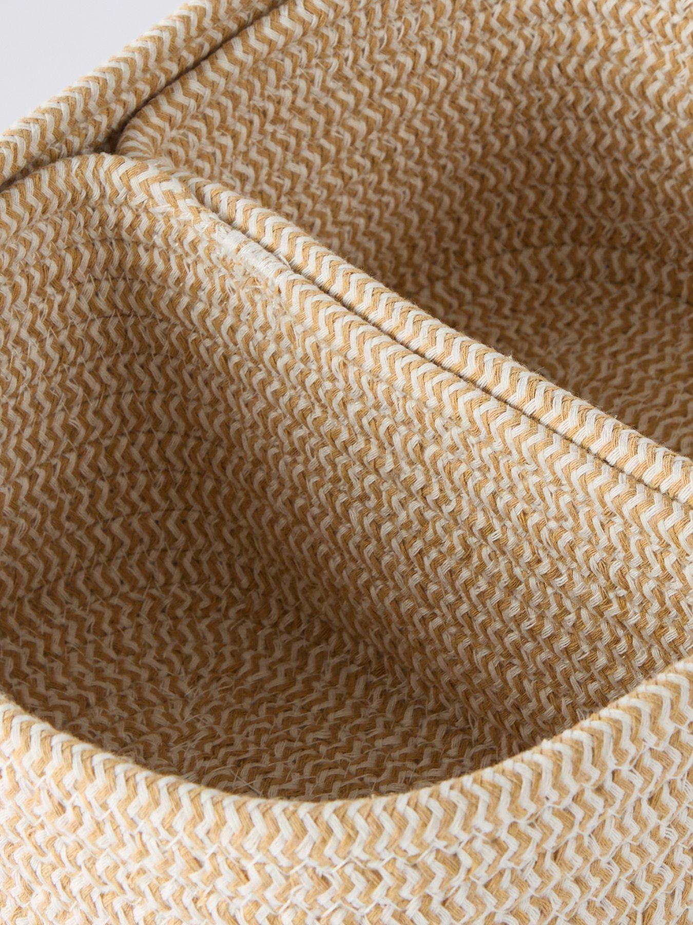 Image 5 of 7 of The Very Collection Set Of 3 Natural Cotton Rope Storage Baskets