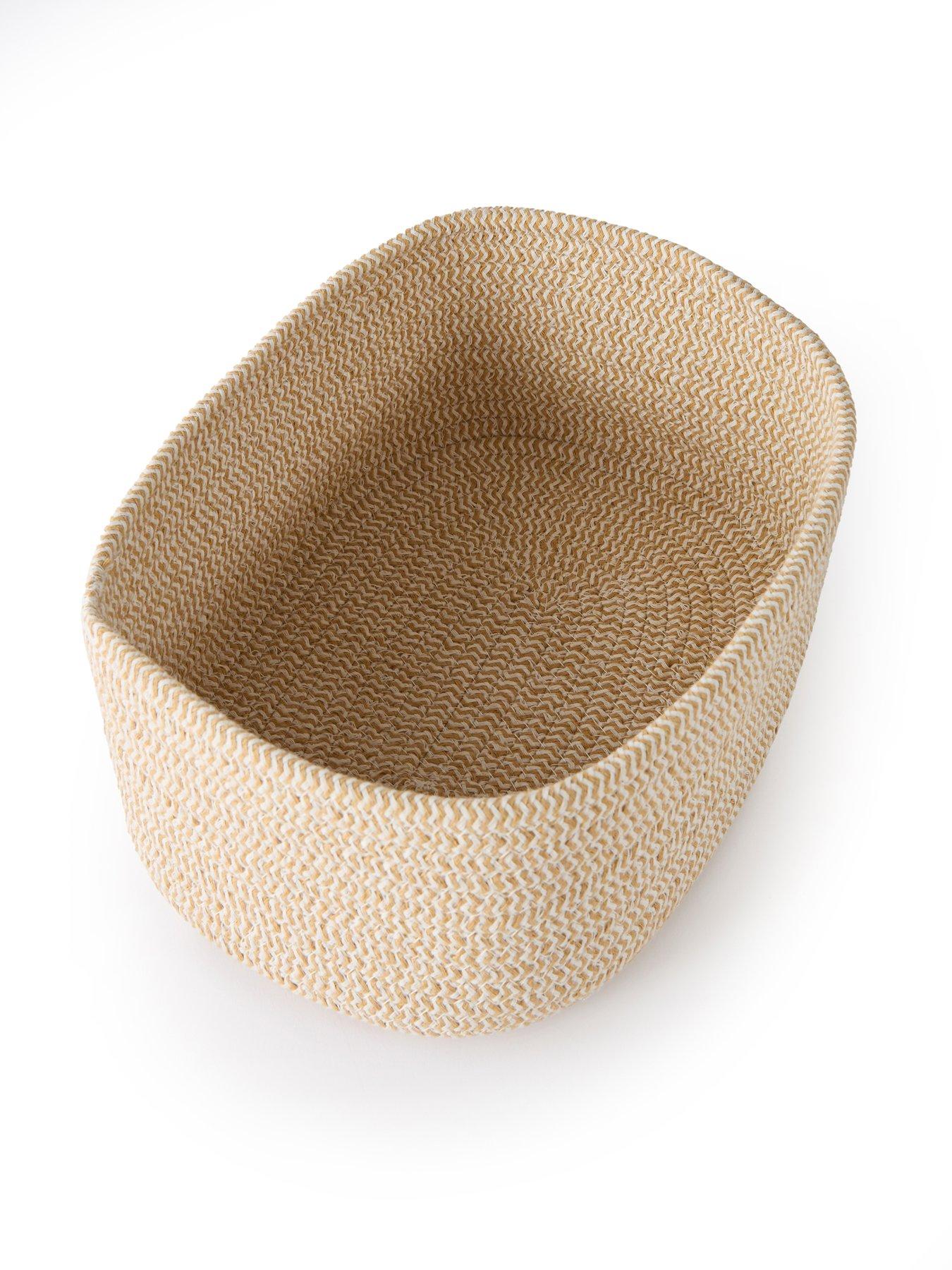 Image 6 of 7 of The Very Collection Set Of 3 Natural Cotton Rope Storage Baskets