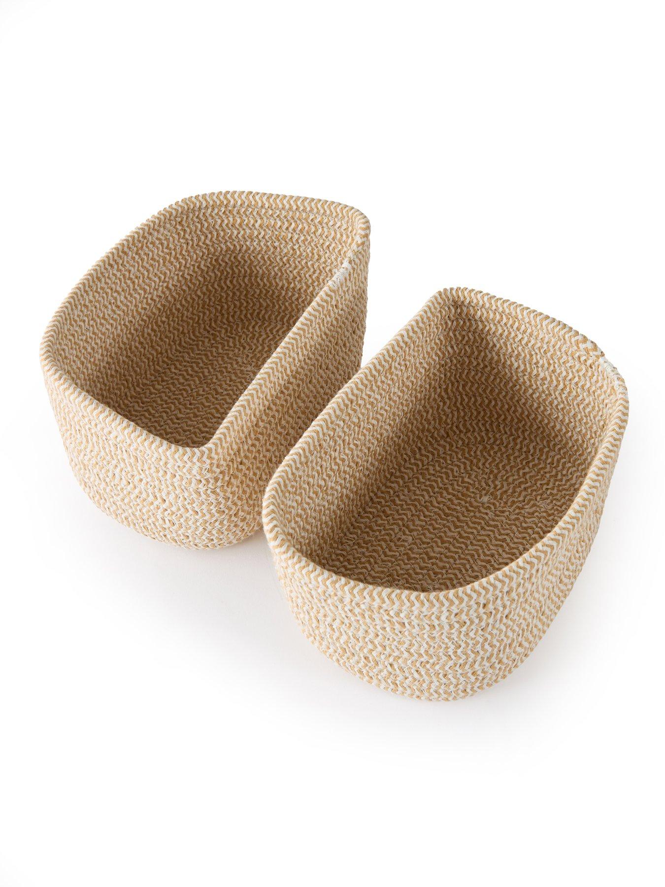 Image 7 of 7 of The Very Collection Set Of 3 Natural Cotton Rope Storage Baskets