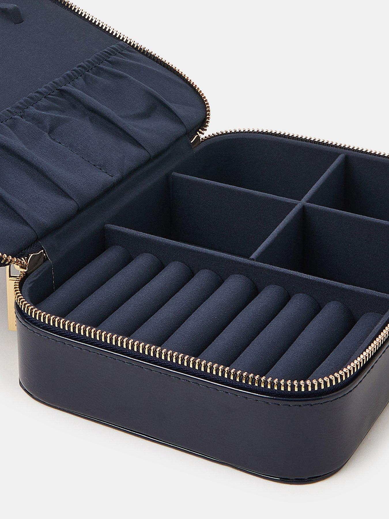 Image 2 of 3 of Accessorize Large Jewellery Box - Navy