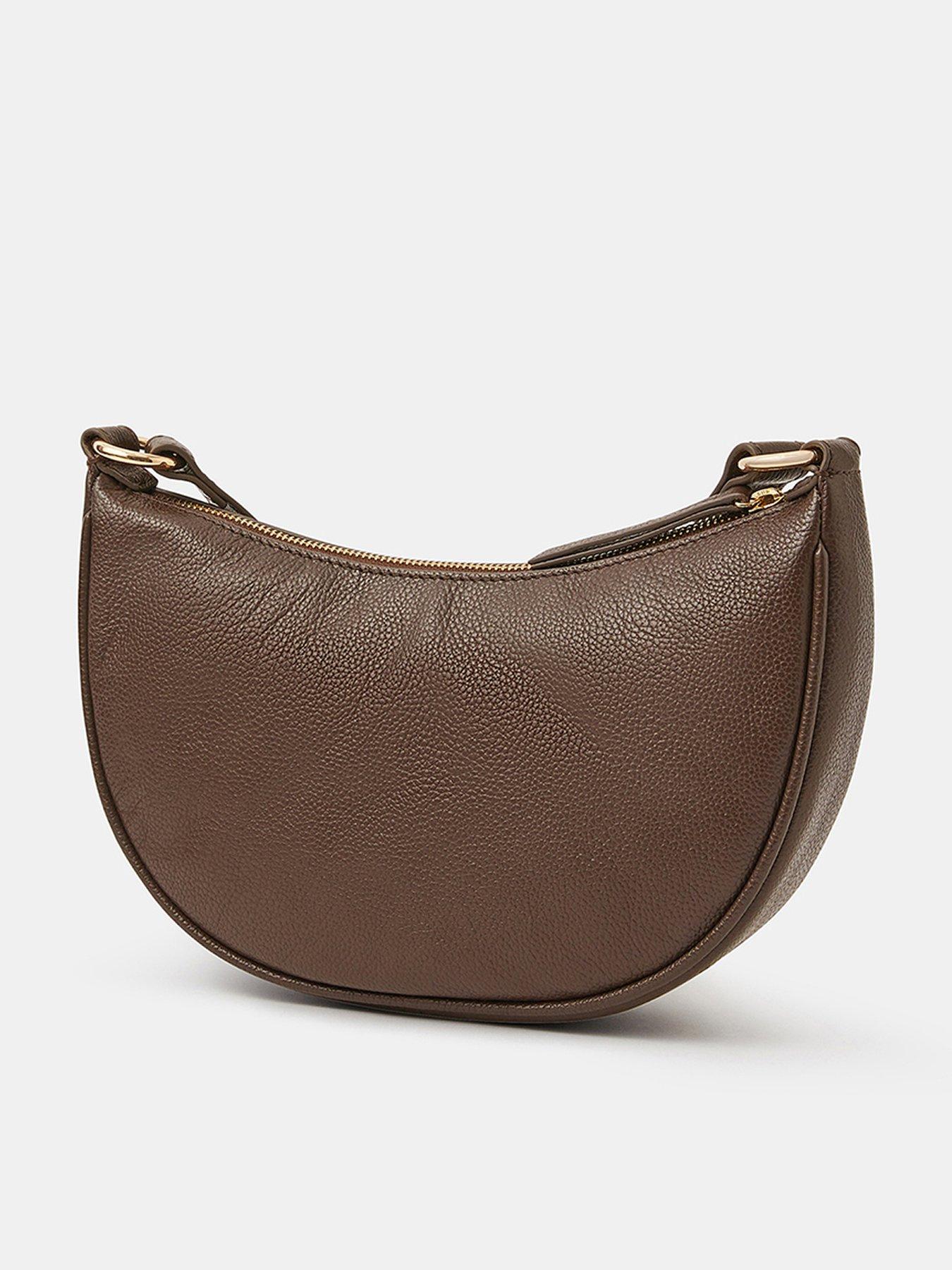 Image 3 of 5 of Accessorize Leather Sling Crossbody Bag - Multi