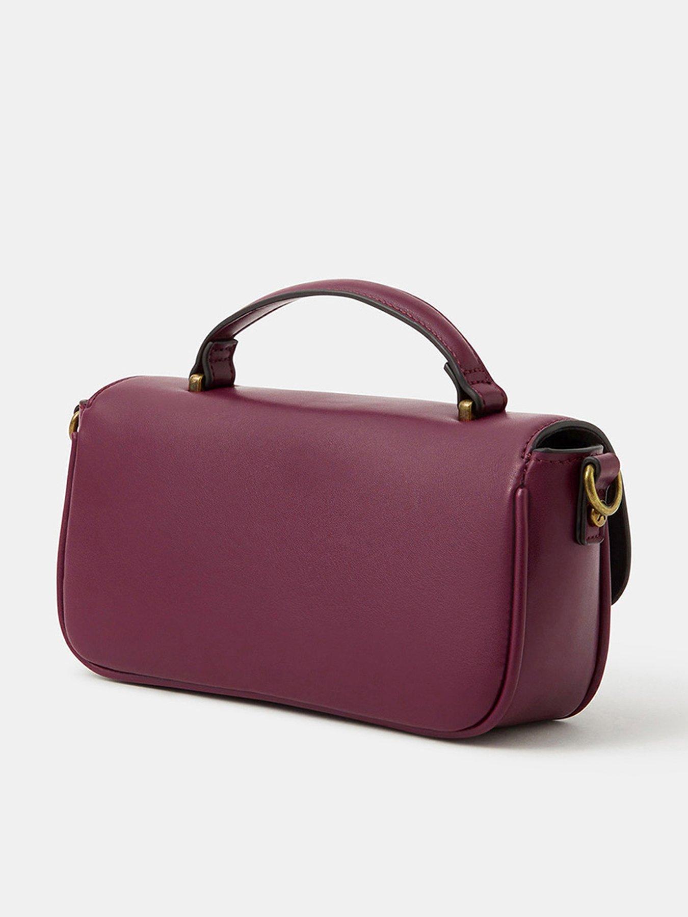 Image 3 of 5 of Accessorize Snaffle Crossbody Bag - Red